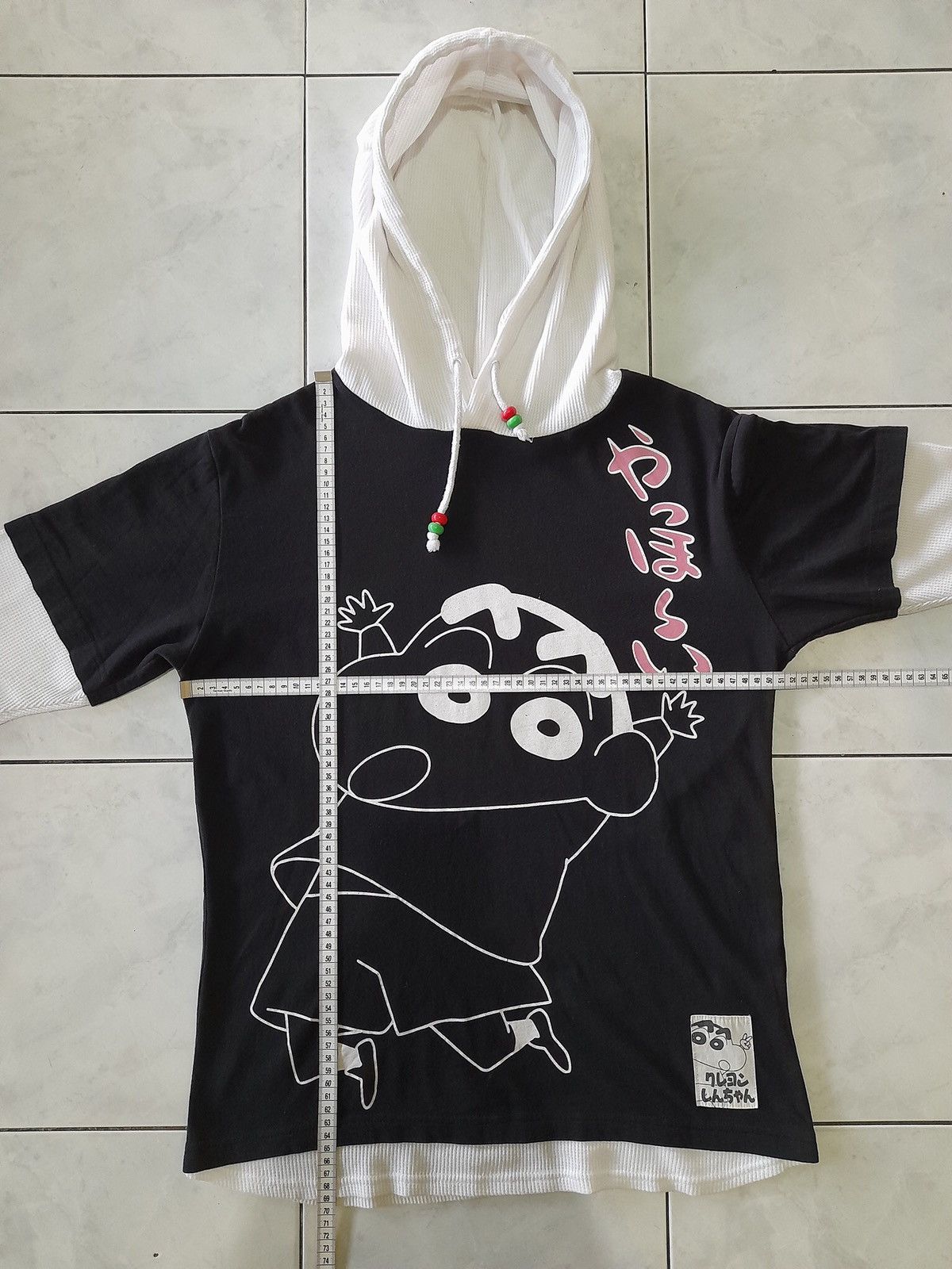 Japanese Brand Crayon Shincan Double Layer Hoodie Japanese Vintage Style Size US M / EU 48-50 / 2 - 20 Thumbnail