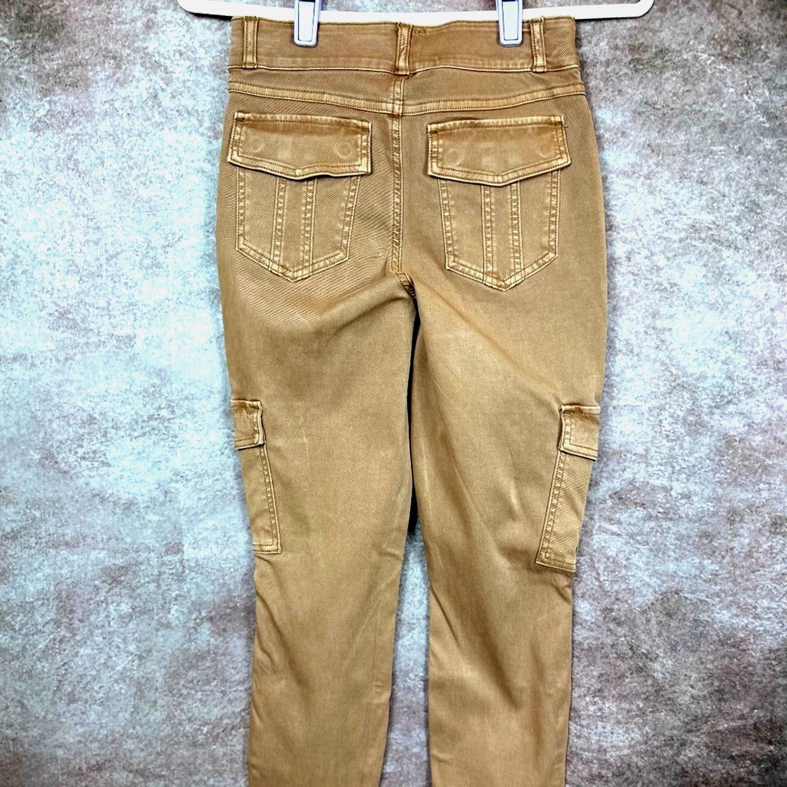 Spanx Spanx Stretch Twill Ankle Cargo Pants Honey Glow M (6/8) Size 29" - 14 Thumbnail