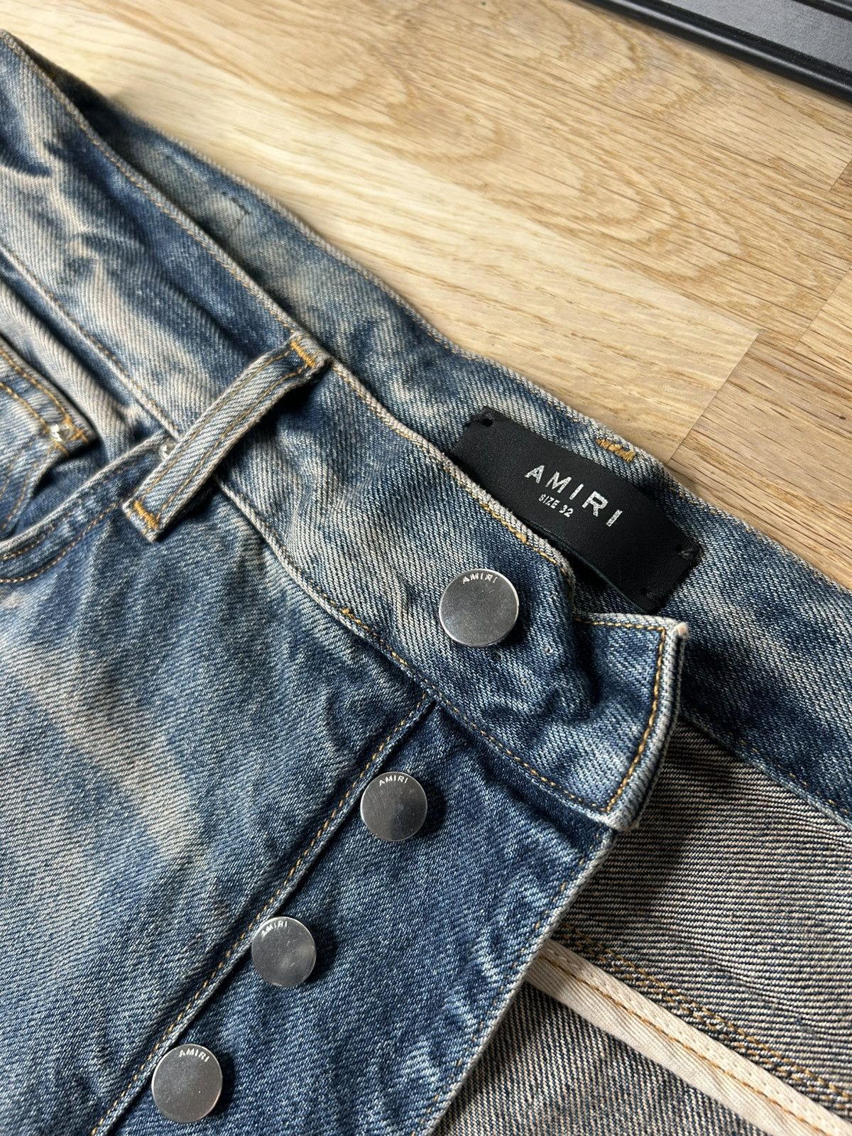 Amiri Amiri M022 Denim Jeans - Size 32R Size US 32 / EU 48 - 4 Thumbnail