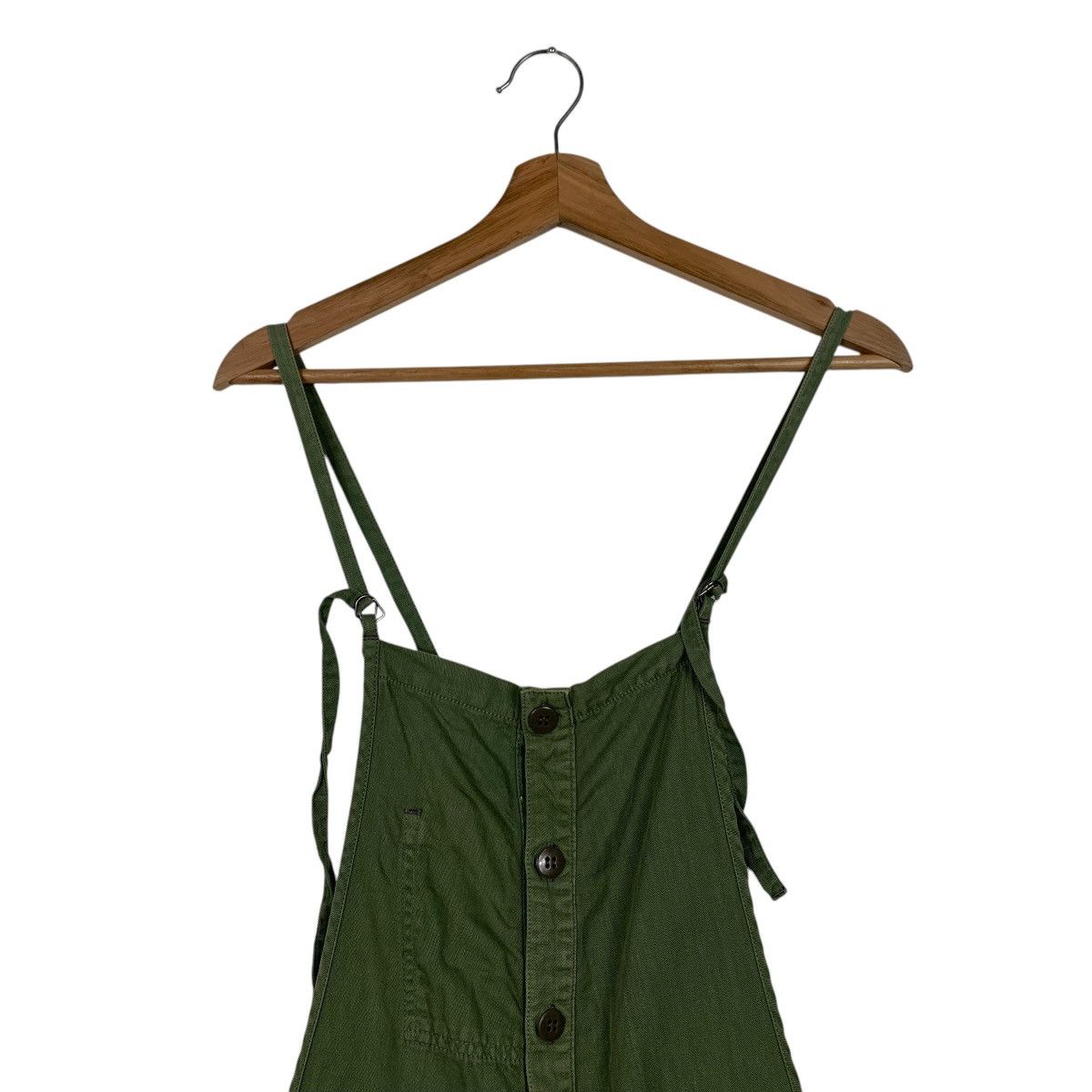 Johnbull JOHNBULL Work Green Sleeveless Jumpsuit W34 #1924-C84 Size US 34 / EU 50 - 8 Thumbnail