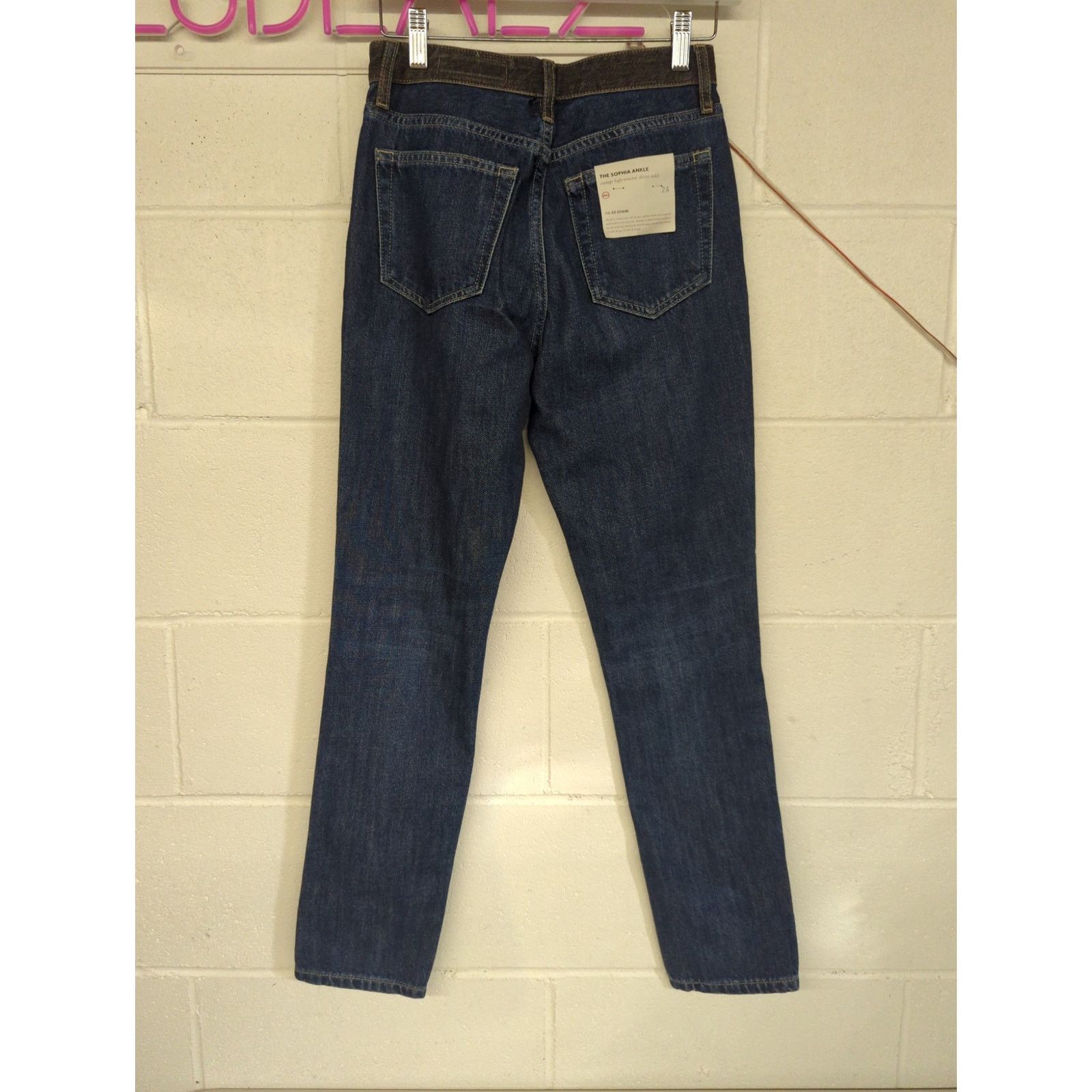 AG Adriano Goldschmied new 24 Adriano Goldschmied Sophia Ankle High Skinny Jeans Size 24" / US 00 / IT 34 - 4 Thumbnail