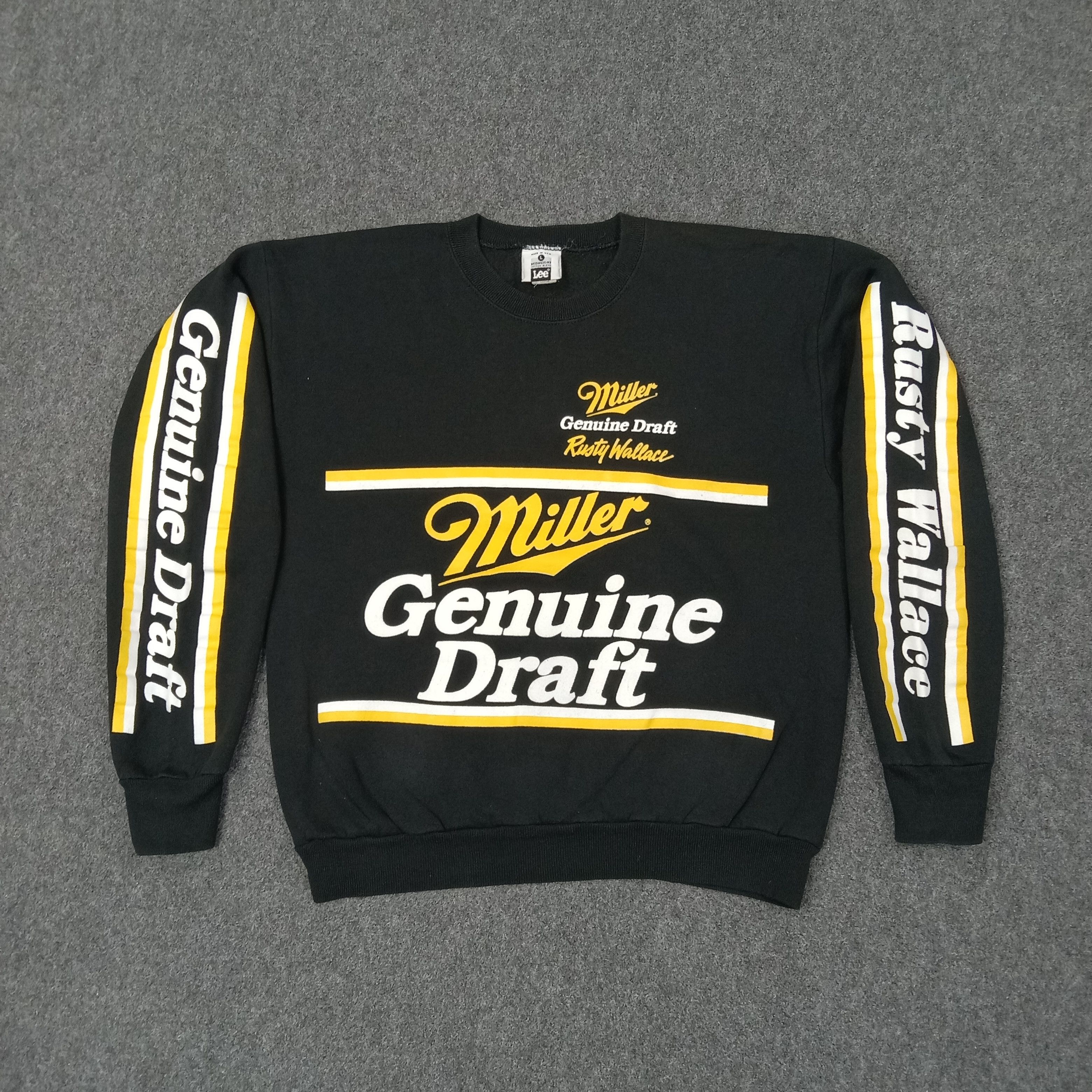 Lee 90's Miller Rusty Genuine Draft Promo Sweatshirt C226N3 Size US M / EU 48-50 / 2 - 1 Thumbnail