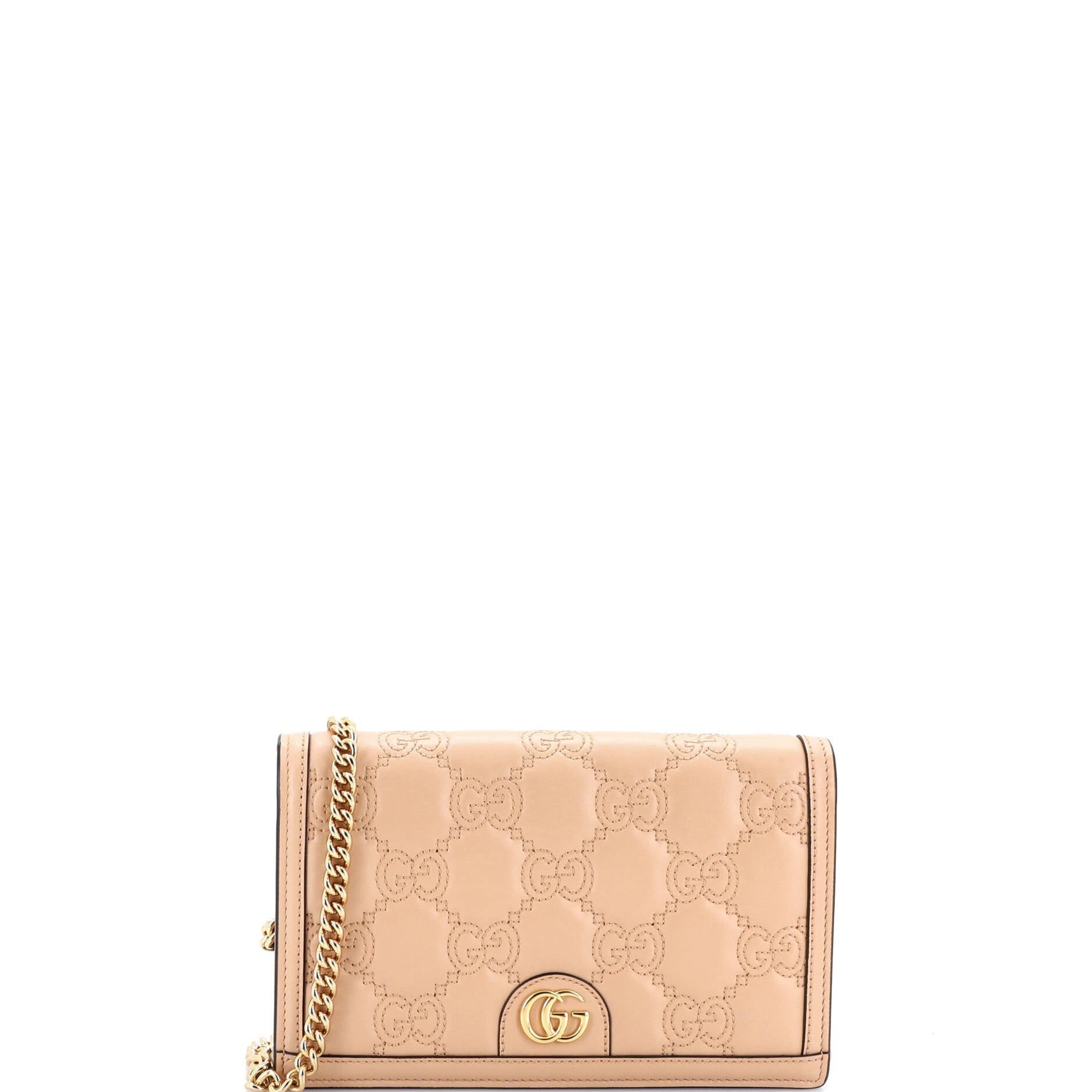 Gucci Petite GG Marmont Chain Wallet Size ONE SIZE - 1 Thumbnail