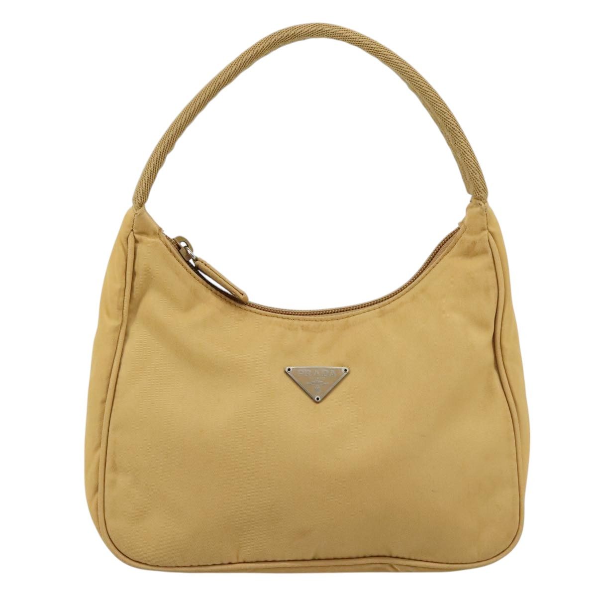 Prada Re-Nylon Beige Synthetic Handbag (Pre-Owned) Size ONE SIZE - 1 Thumbnail