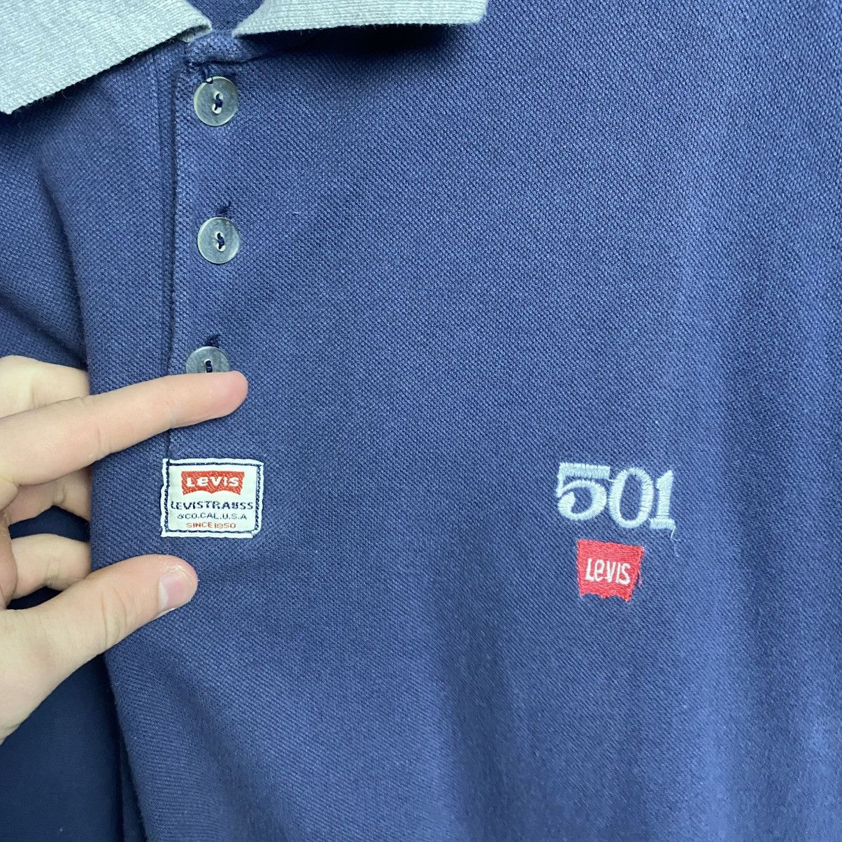 Levi's Vintage Clothing Vintage Levis 501 Made In USA streetwear 90’s polo size xxl Size US XXL / EU 58 / 5 - 3 Thumbnail