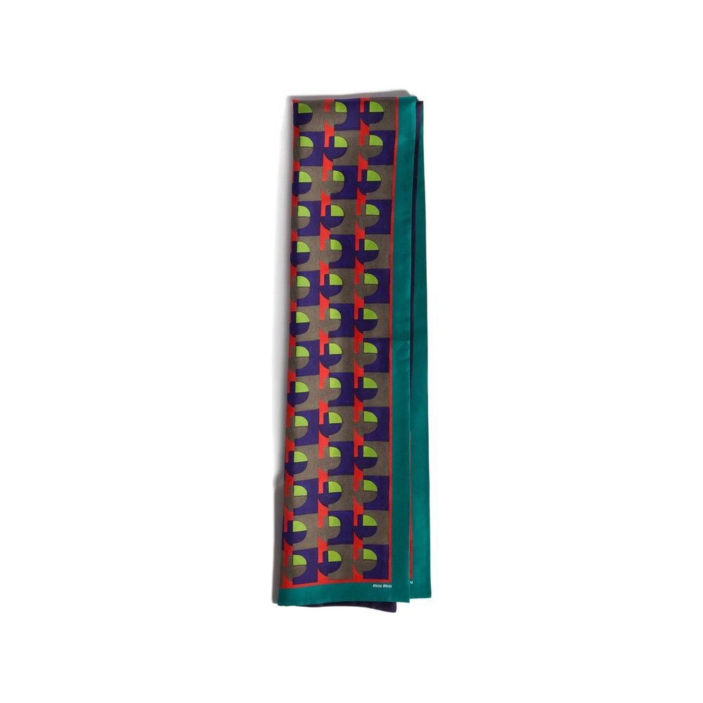 Miu Miu Miu Miu GREEN Scarves Size ONE SIZE - 1 Thumbnail