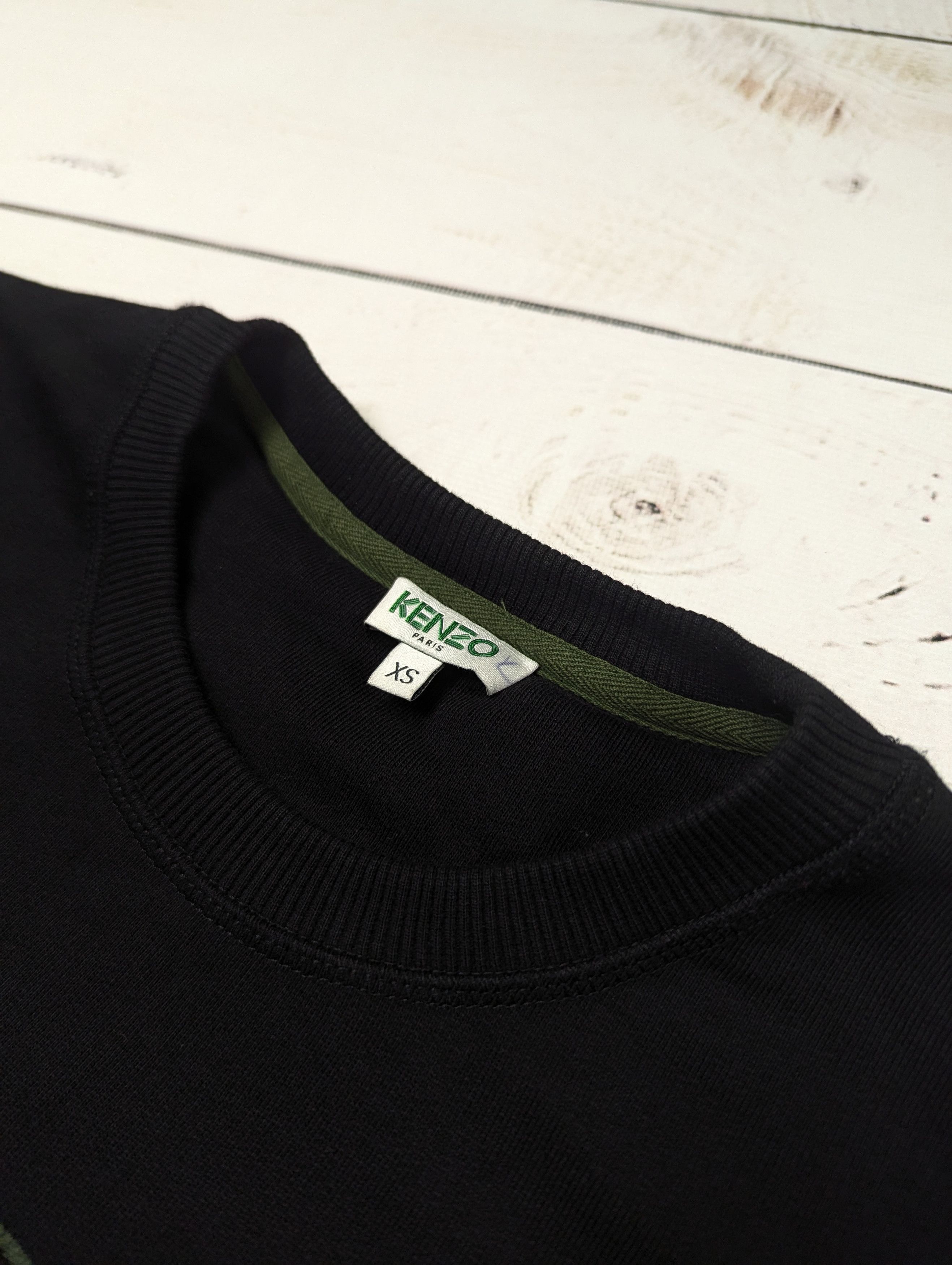 Kenzo Kenzo Paris Embroidered Tiger Logo Sweatshirt Dress Size XS / US 0-2 / IT 36-38 - 7 Thumbnail