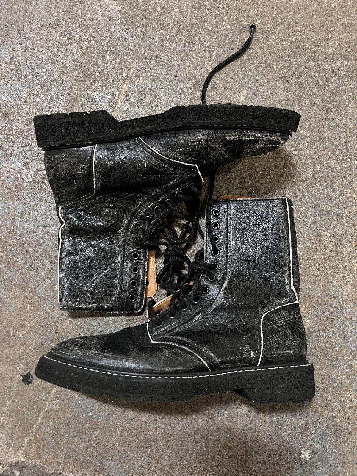 Maison Margiela Margiela Combat Boots | Grailed