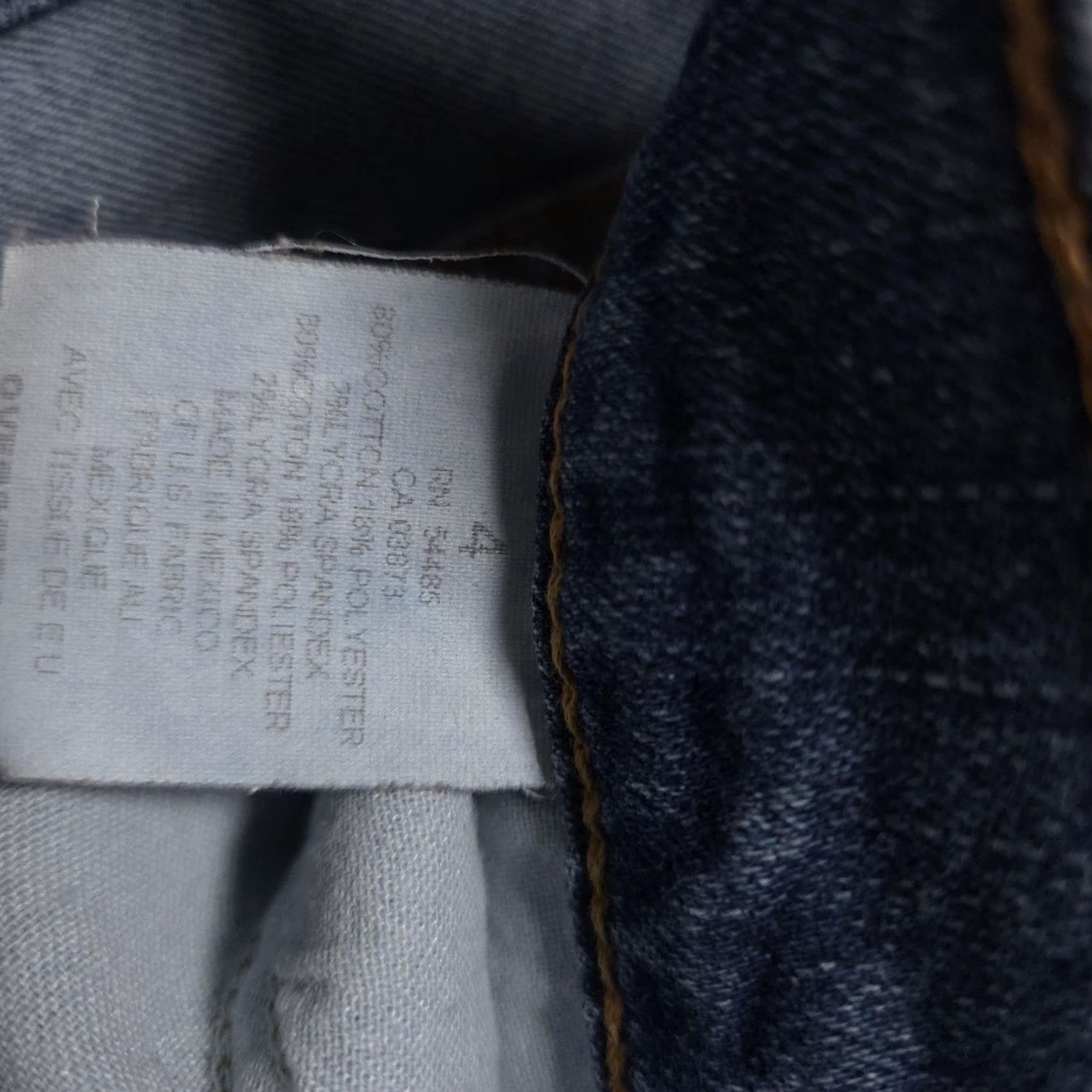 Vintage VINTAGE American Eagle Jeans Womens 4 Straight Leg Denim Mid Rise Blue Cotton Polyester Spandex Size 27" / US 4 / IT 40 - 5 Thumbnail