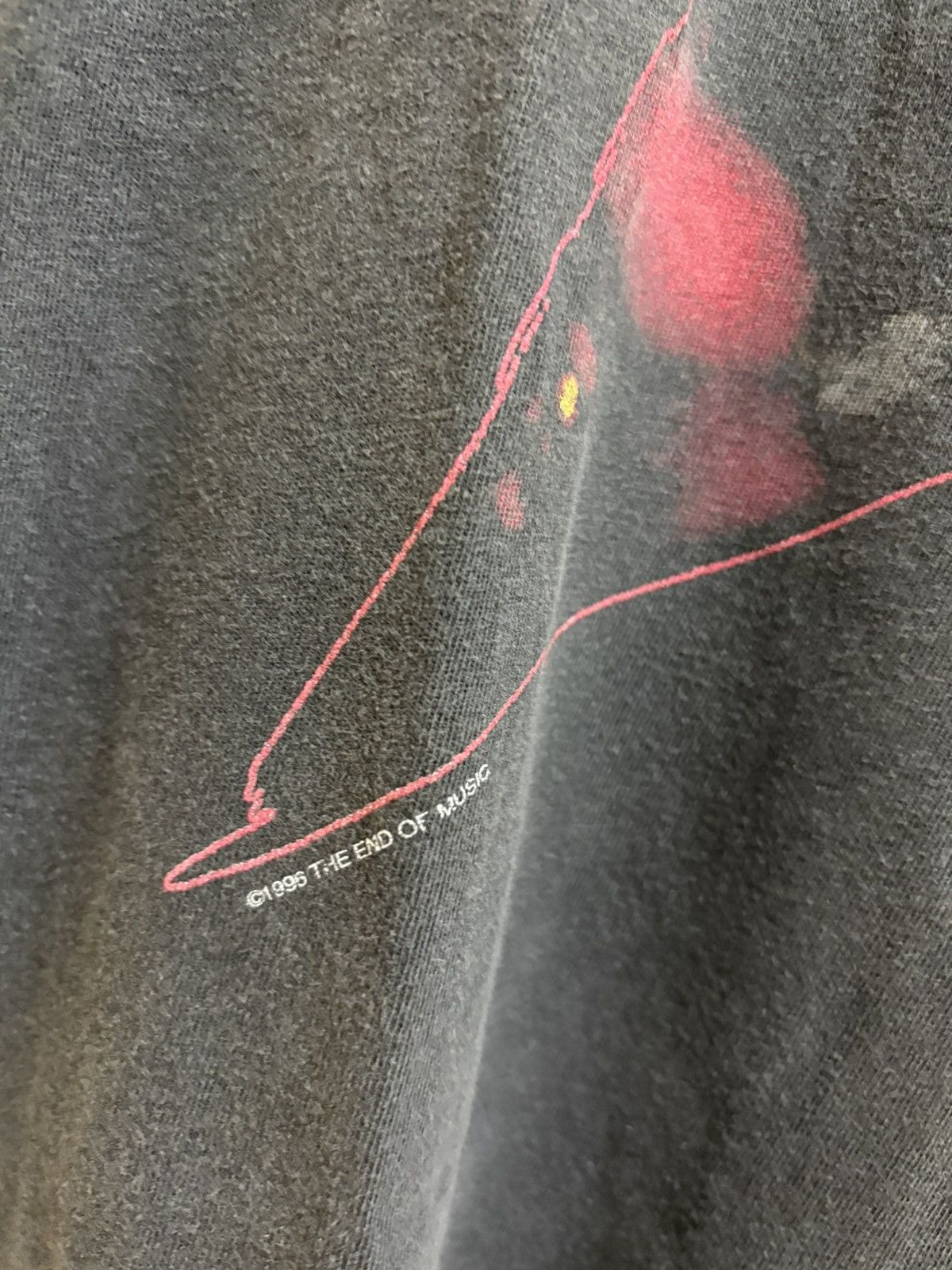Nirvana Vintage 1996 Nirvana Kurt Cobain Star The End Of Music Size US M / EU 48-50 / 2 - 9 Thumbnail