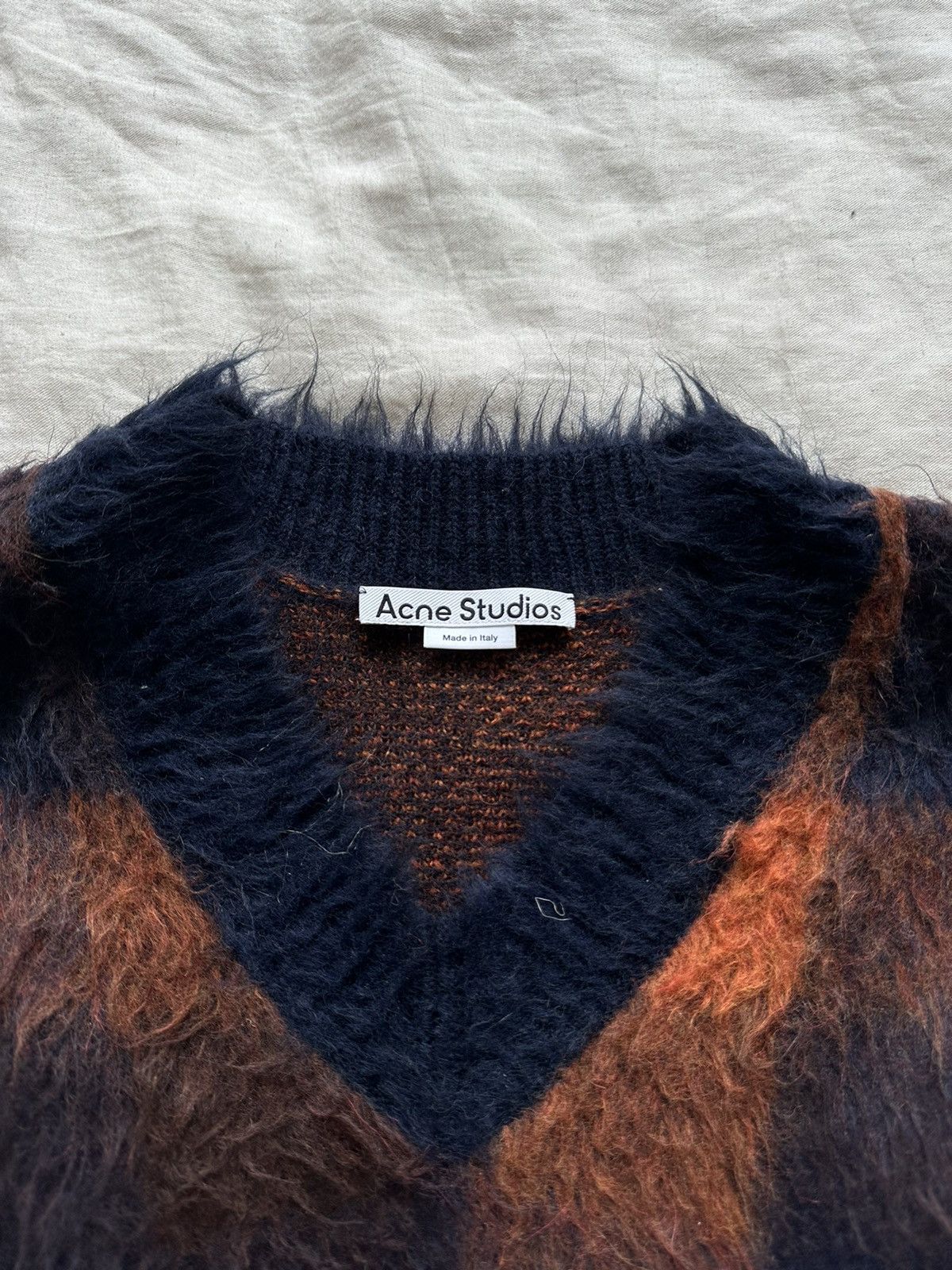 Acne Studios Acne Studios Plaid Mohair Sweater Size M / US 6-8 / IT 42-44 - 3 Thumbnail