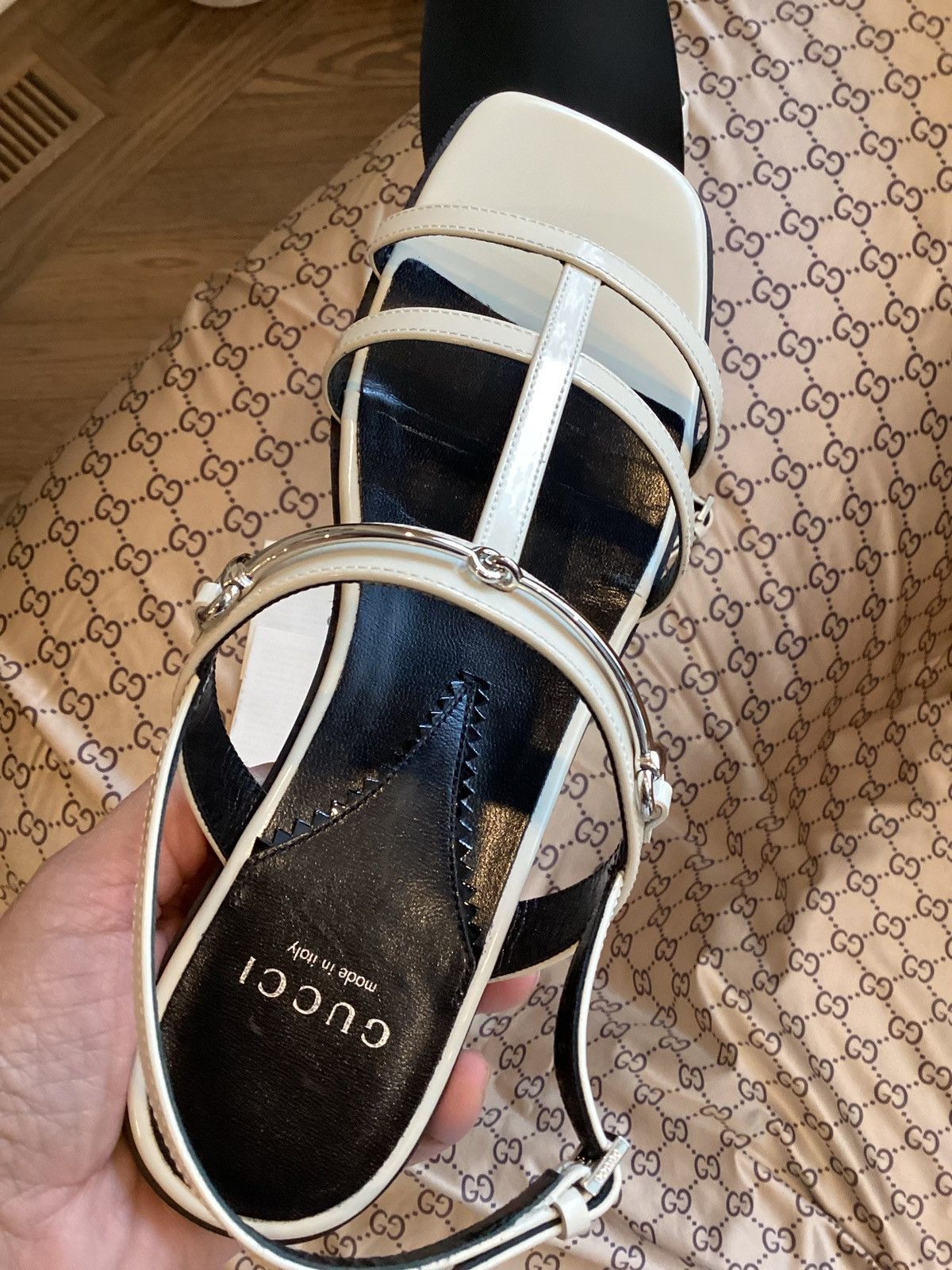 Gucci Gucci leather horsebit sandals Size US 7 / IT 37 - 5 Thumbnail