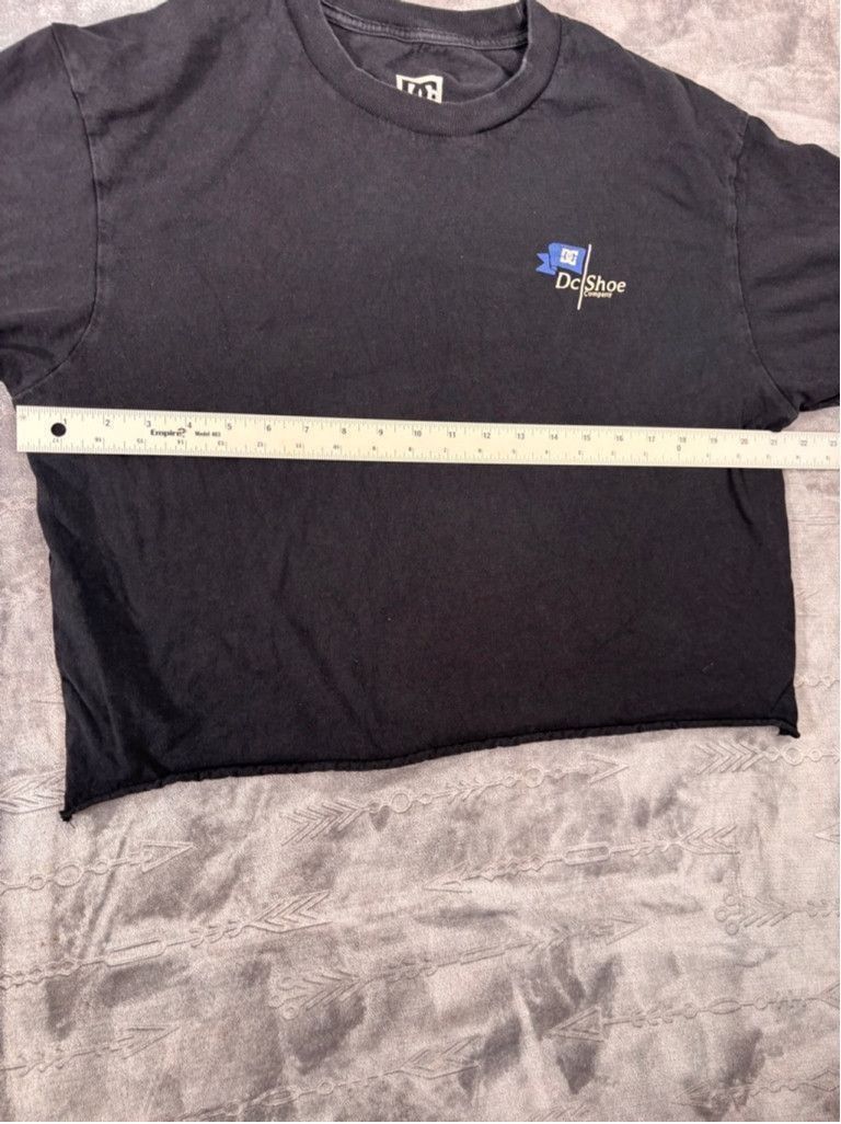 DC Men's DC Shoes Cut-off Crop T-Shirt, Black, Size M Size US XXL / EU 58 / 5 - 3 Thumbnail