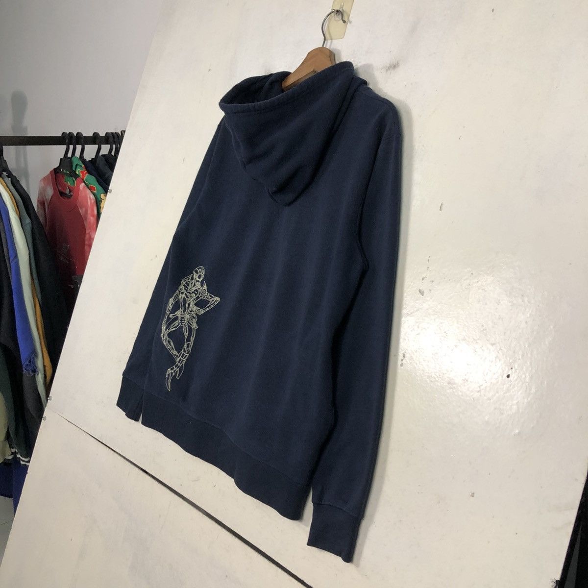 Japanese Brand 📌Vintage Hoodie Pull Over Giorno Giovanna Big Logo Size US L / EU 52-54 / 3 - 13 Thumbnail