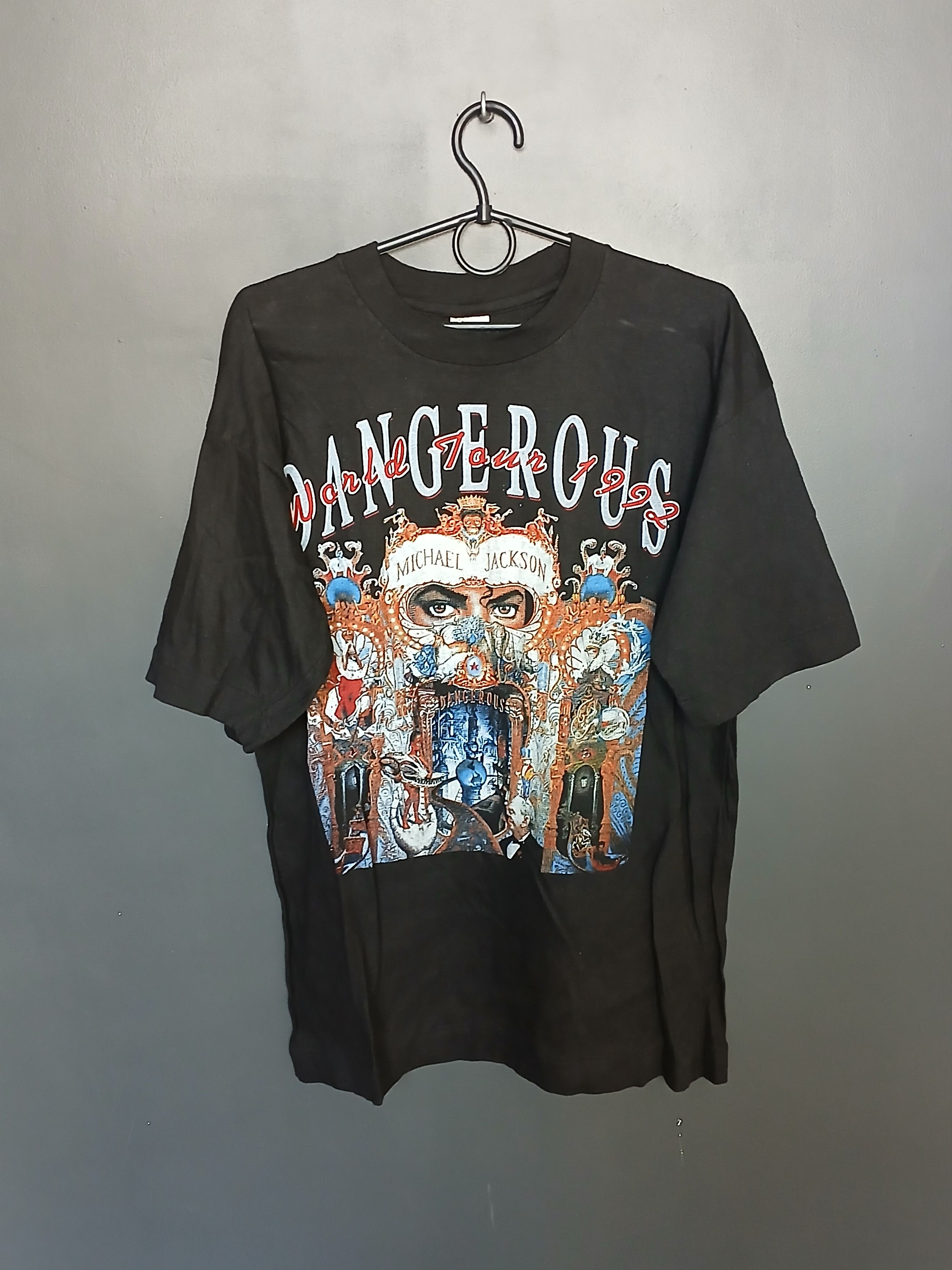 Michael Jackson × Vintage Vintage Michael Jackson World Tour 1992 T-Shirt Size US M / EU 48-50 / 2 - 1 Thumbnail