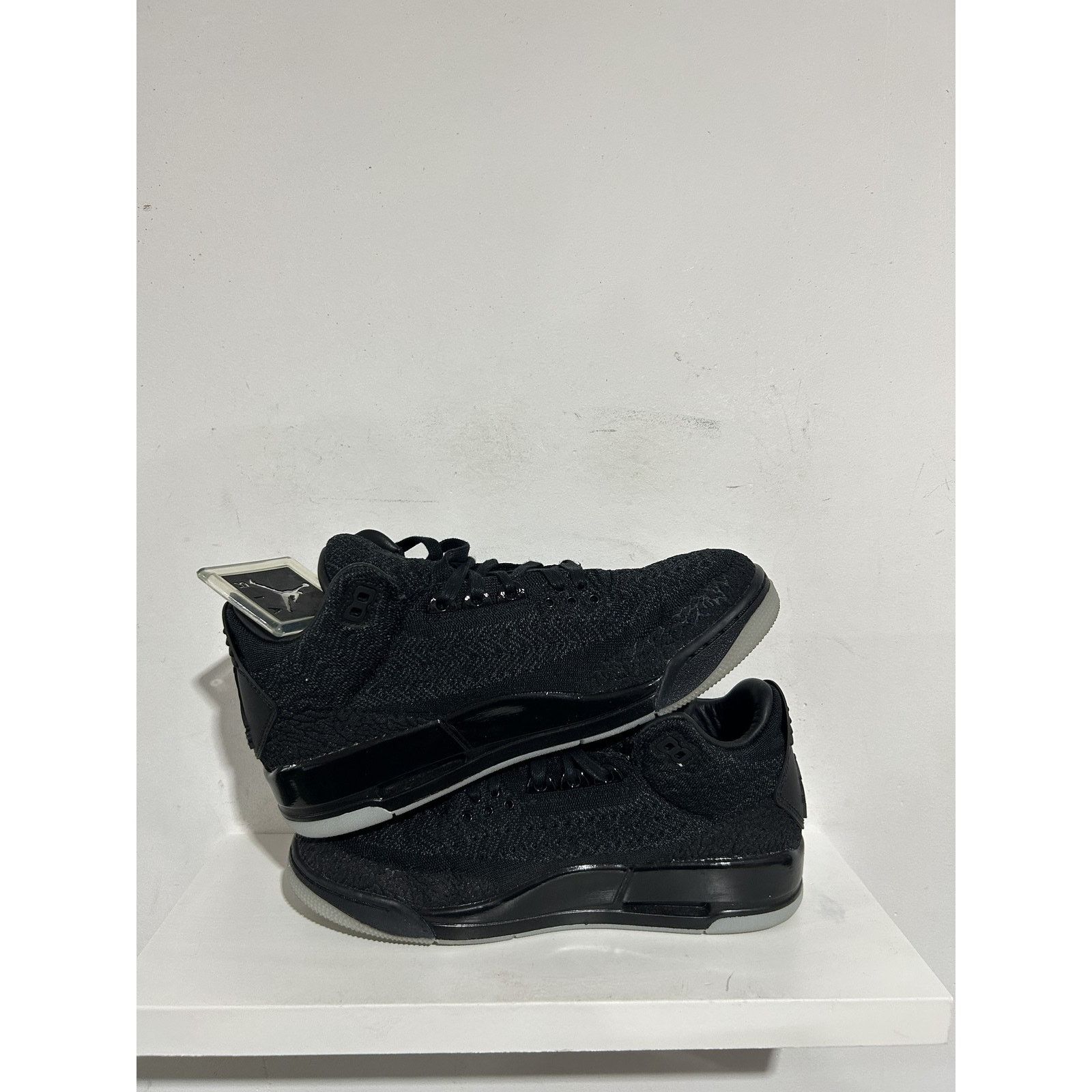 Jordan Brand JORDAN 3 FLYKNIT BLACK SIZE 9 PREOWNED Size US 9 / EU 42 - 2 Thumbnail