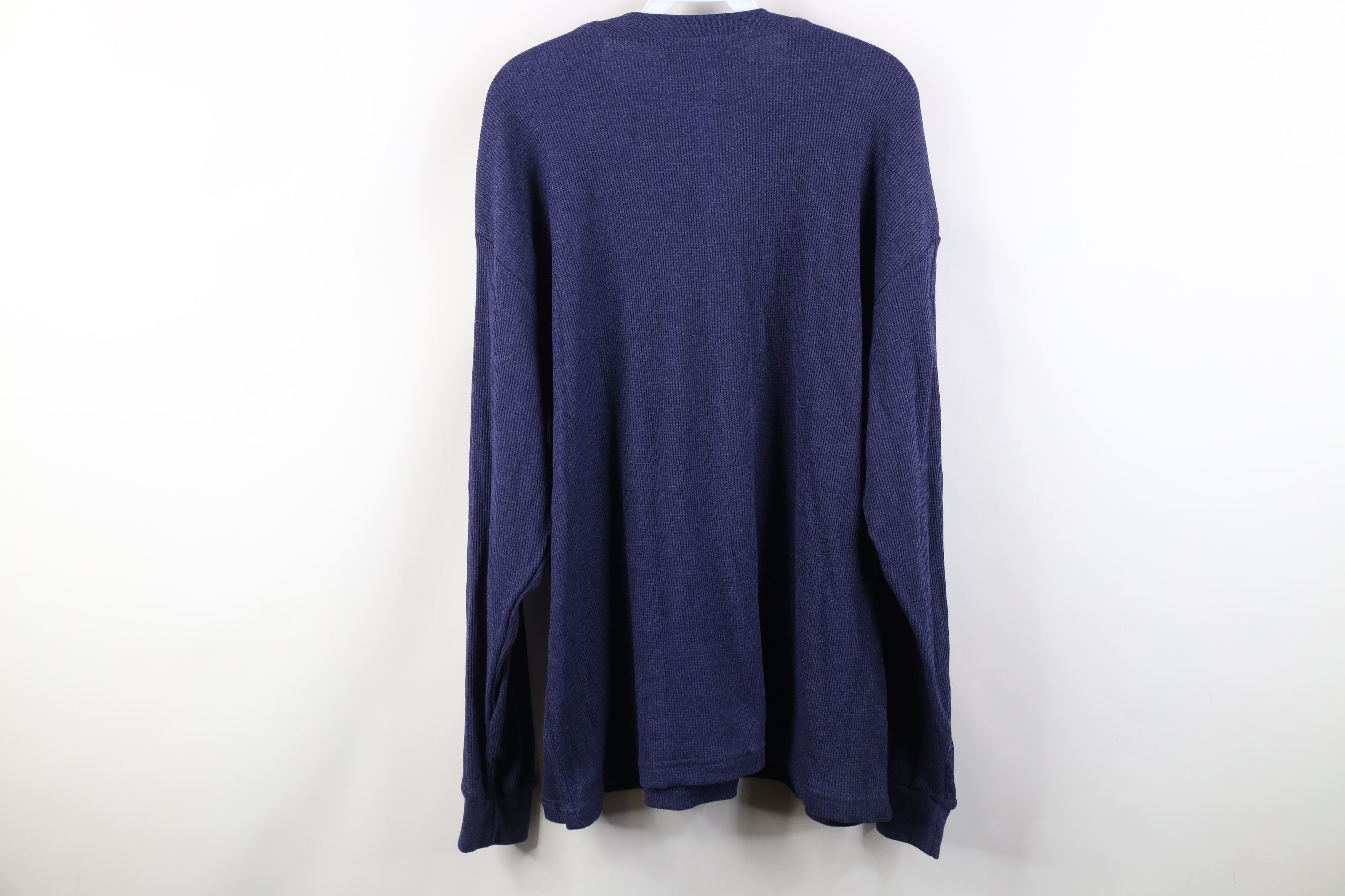 Vintage Vintage Y2K Streetwear Waffle Knit Long Sleeve T-Shirt Size US XL / EU 56 / 4 - 8 Thumbnail