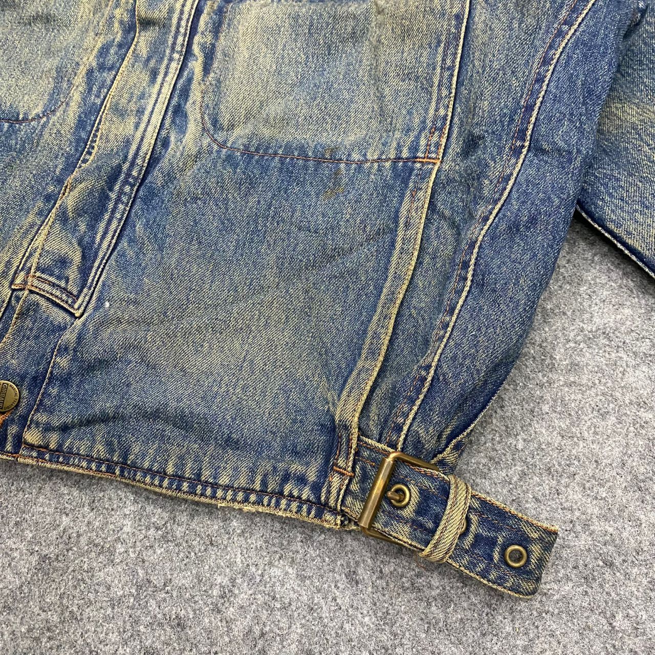 Marithe + Francois Girbaud 💥Vintage Marithe Francois Girbaud Distressed Denim Jacket Size US M / EU 48-50 / 2 - 22 Thumbnail