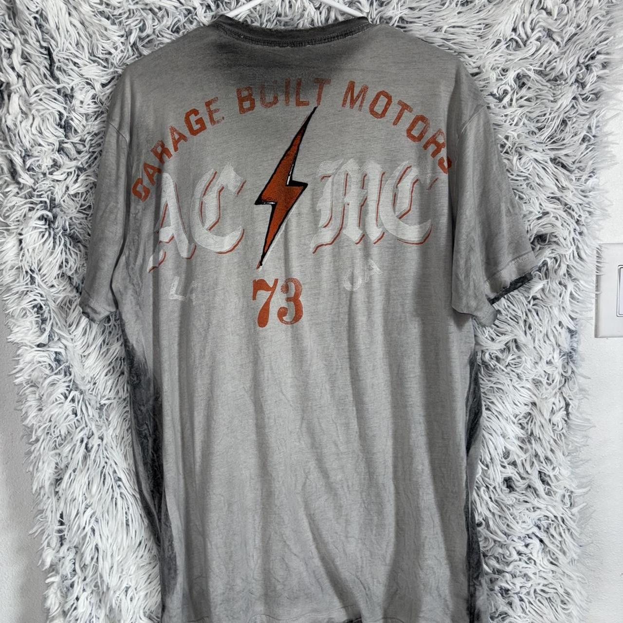 Affliction Affliction grey and red skull t-shirt men's size XL Size US XL / EU 56 / 4 - 2 Thumbnail