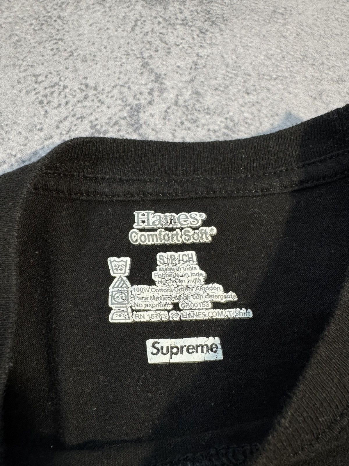 Hanes × Supreme Hanes Supreme Tee Size US S / EU 44-46 / 1 - 3 Thumbnail