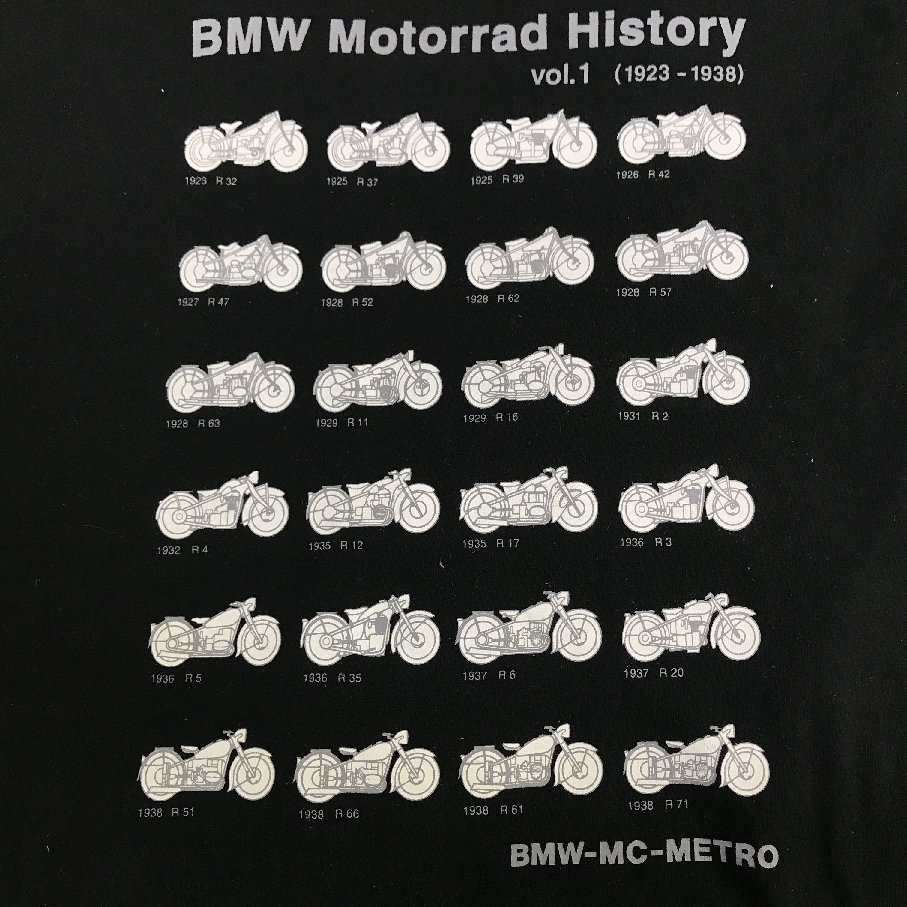Japanese Brand bmw motorrad history design motor t-shirt K117B7 Size US L / EU 52-54 / 3 - 7 Thumbnail