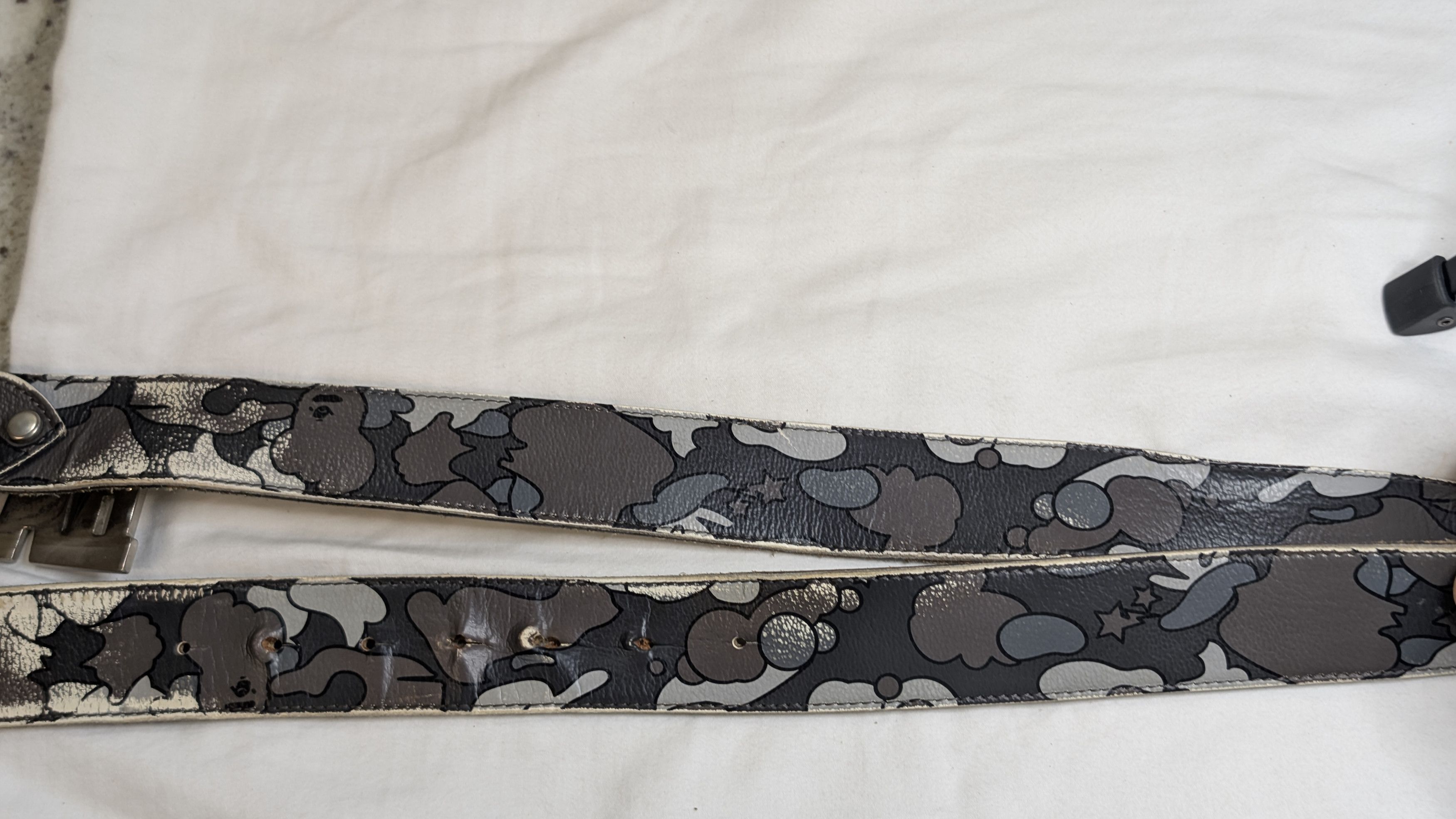 Bape OG BAPE Camo Letter Buckle Belt NIGO Era Size 30 - 4 Thumbnail