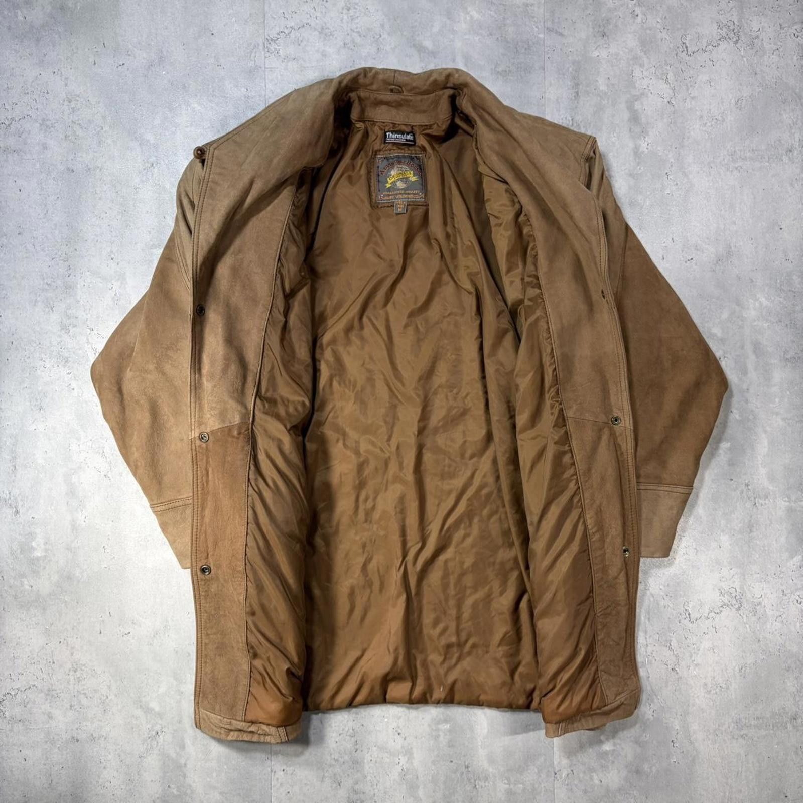 Wilsons Leather Vintage Tan Adventure Bound By Wilsons Leather Coat Size US M / EU 48-50 / 2 - 2 Thumbnail