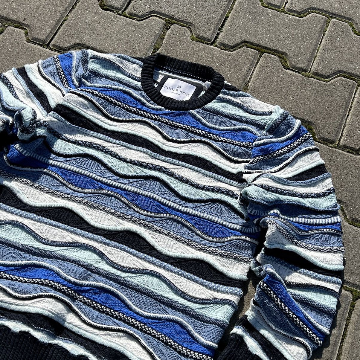 Vintage Roger Kent Vintage Rare Coogi Carlo Colucci Style Sweater Size US M / EU 48-50 / 2 - 2 Thumbnail