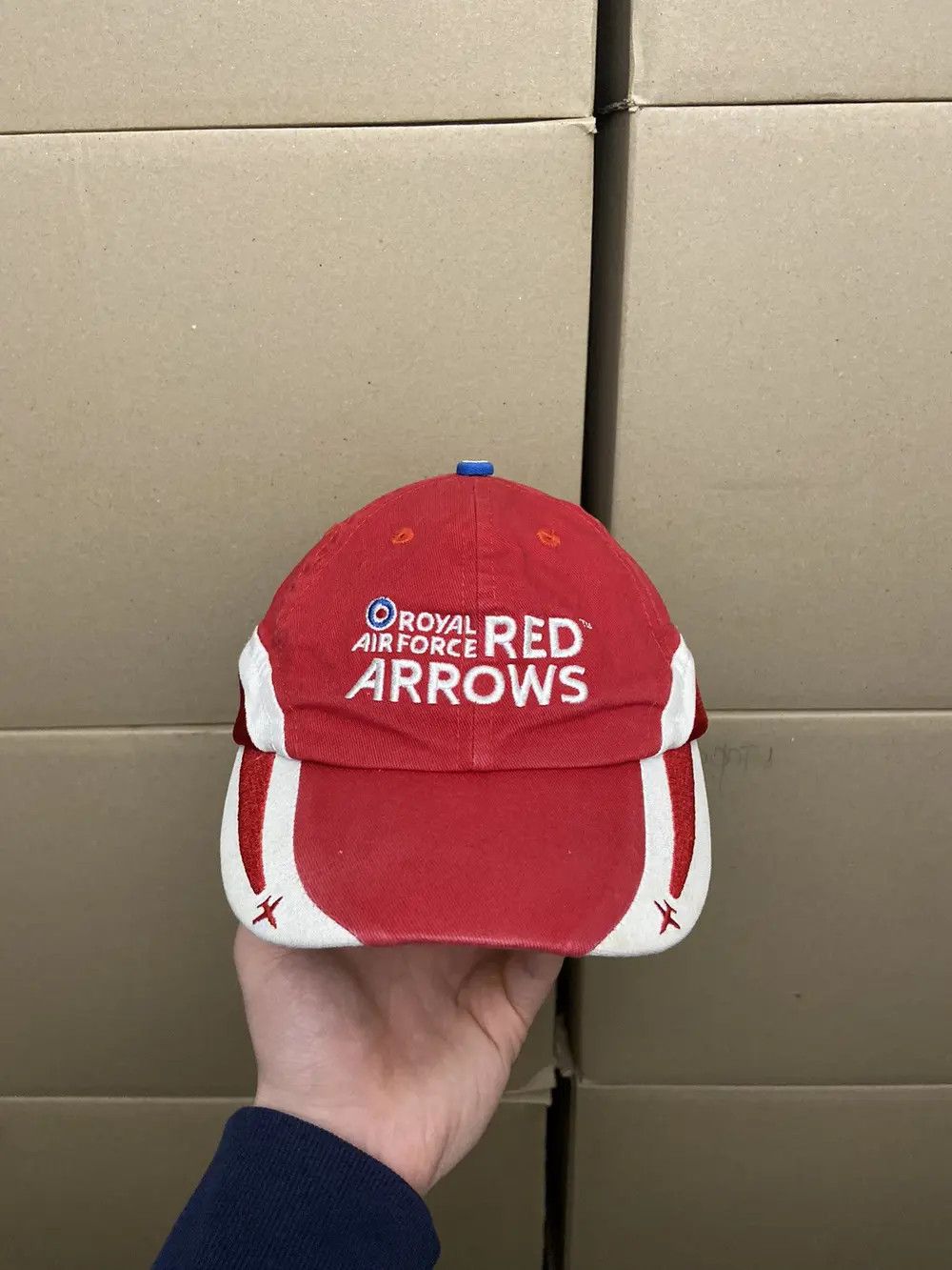 Vintage 🦅 VINTAGE RED ARROWS USA AIR FORCE CAP HAT MILITARY AVIATOR Size ONE SIZE - 6 Thumbnail