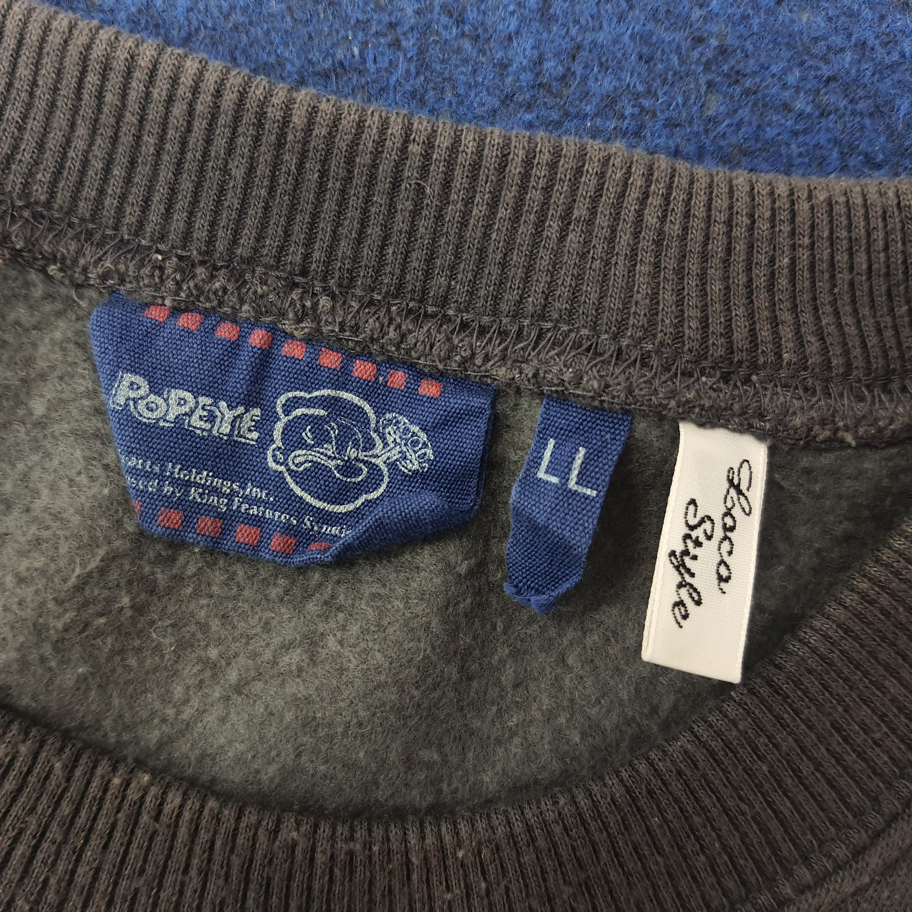 Vintage Vintage POPEYE 90s American Cartoon Sweatshirt C257N12 Size US L / EU 52-54 / 3 - 5 Thumbnail
