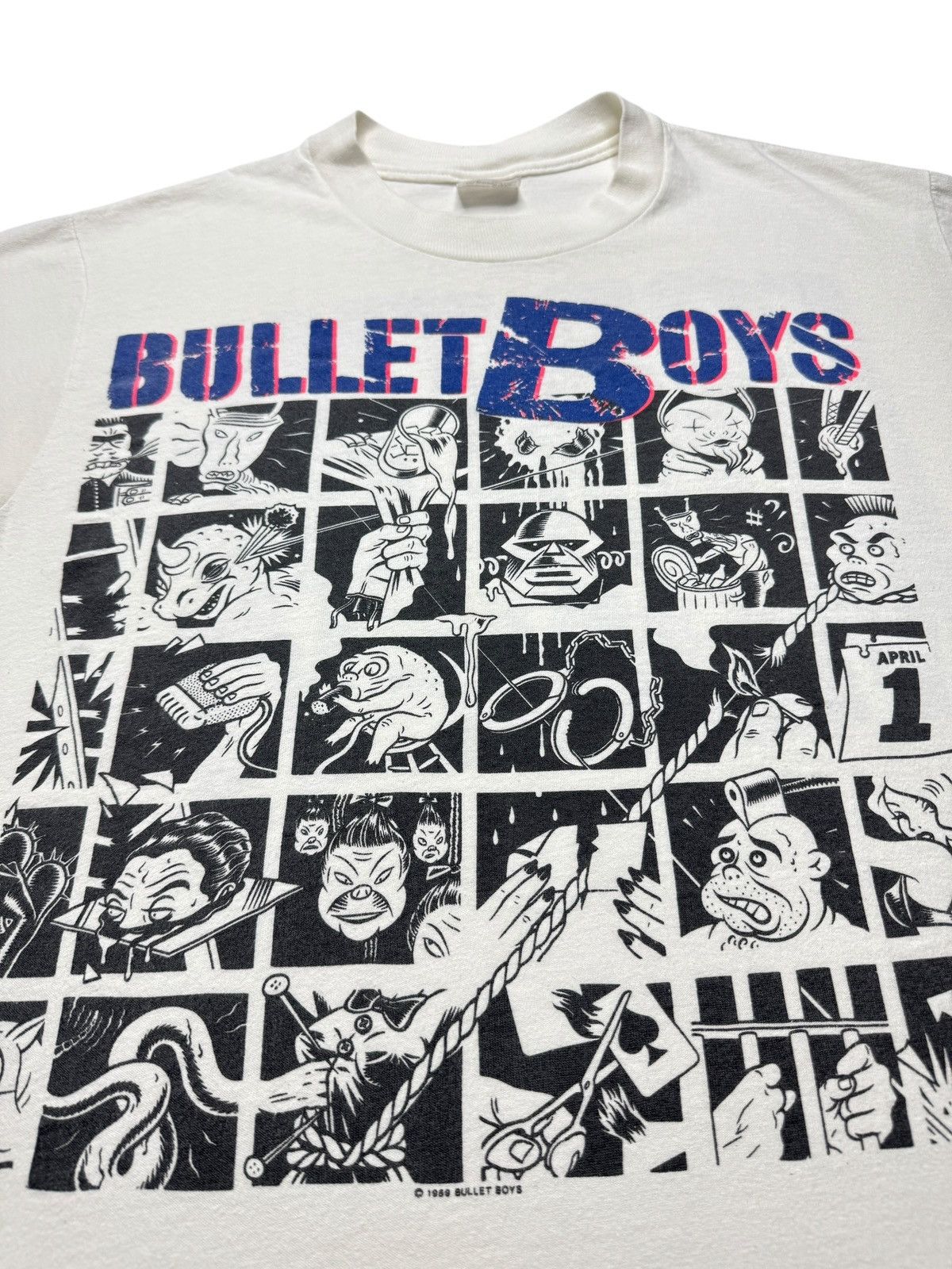 Vintage 1989 Bullet Boys Band Tee Shirt