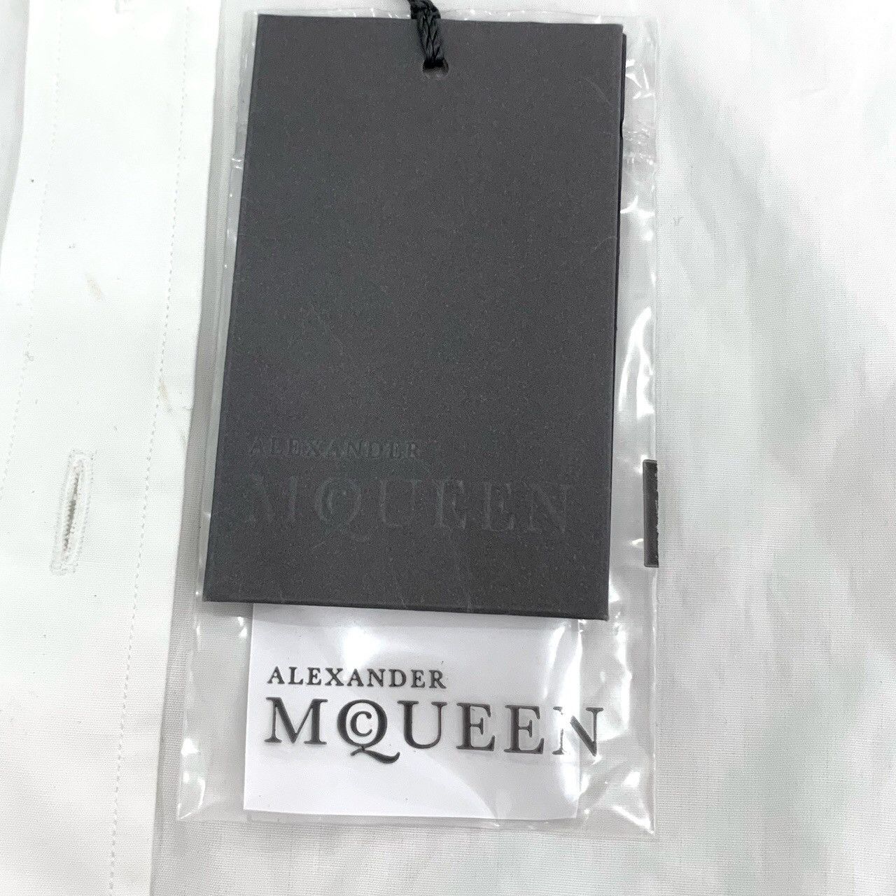 Alexander McQueen Alexander McQueen Feather Embroidered White Cotton Shirt Size XXL / US 16-18 / IT 52-54 - 6 Thumbnail