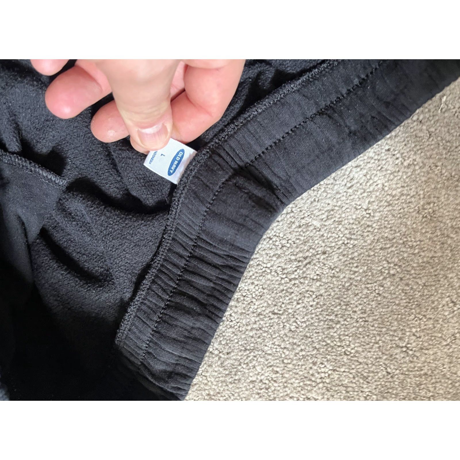 Old Navy Old Navy Black Sweatpants Drawstring Pull On Womens Large Casual Athletic Pants Size 36" / US 14 / IT 50 - 5 Thumbnail