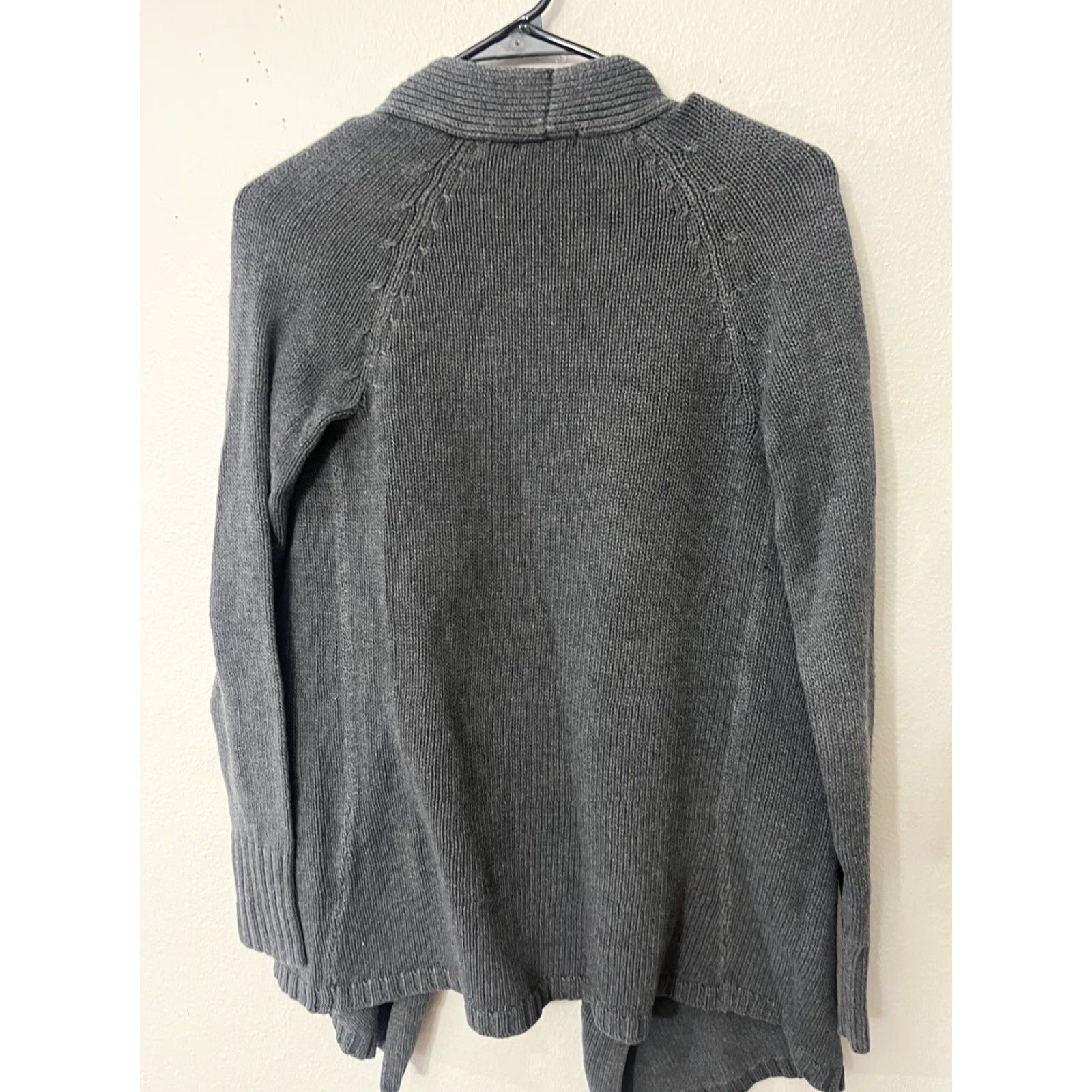Gap GAP Cardigan Women S Gray Open-Front Lightweight Sweater EUC Womens Size S / US 4 / IT 40 - 3 Thumbnail