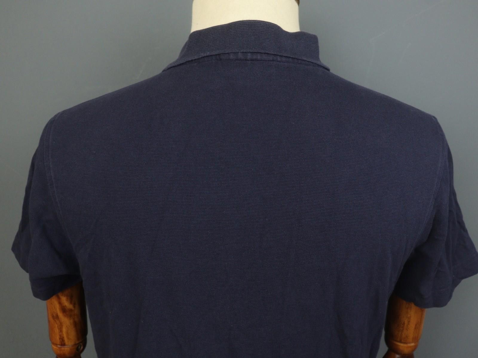 Lacoste Lacoste Navy Cotton Collar Popover Polo Shirt Size S/L Size US M / EU 48-50 / 2 - 10 Thumbnail