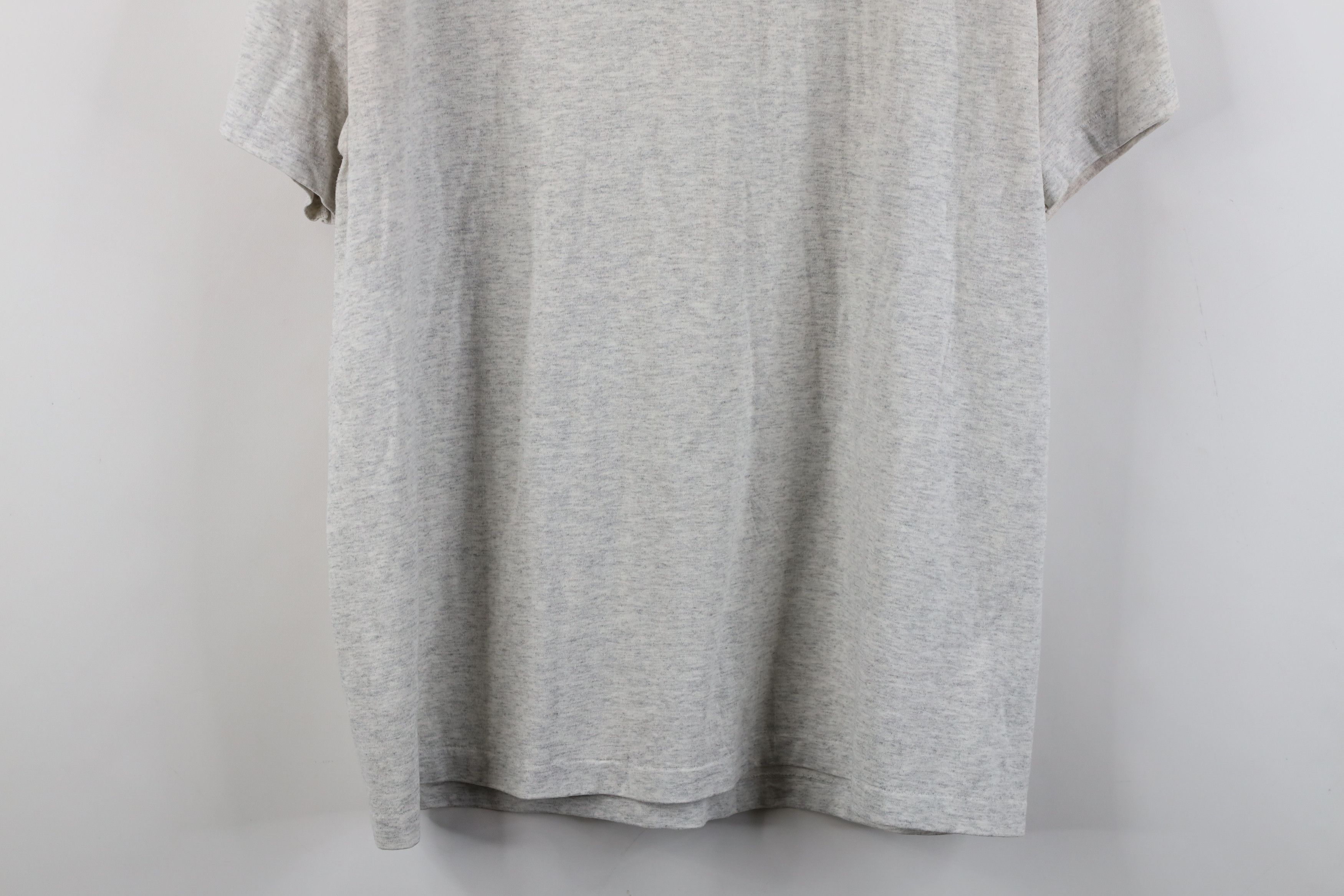 Hanes Vintage 90s Hanes Heavyweight Blank T-Shirt Heather Gray USA Size US L / EU 52-54 / 3 - 14 Thumbnail