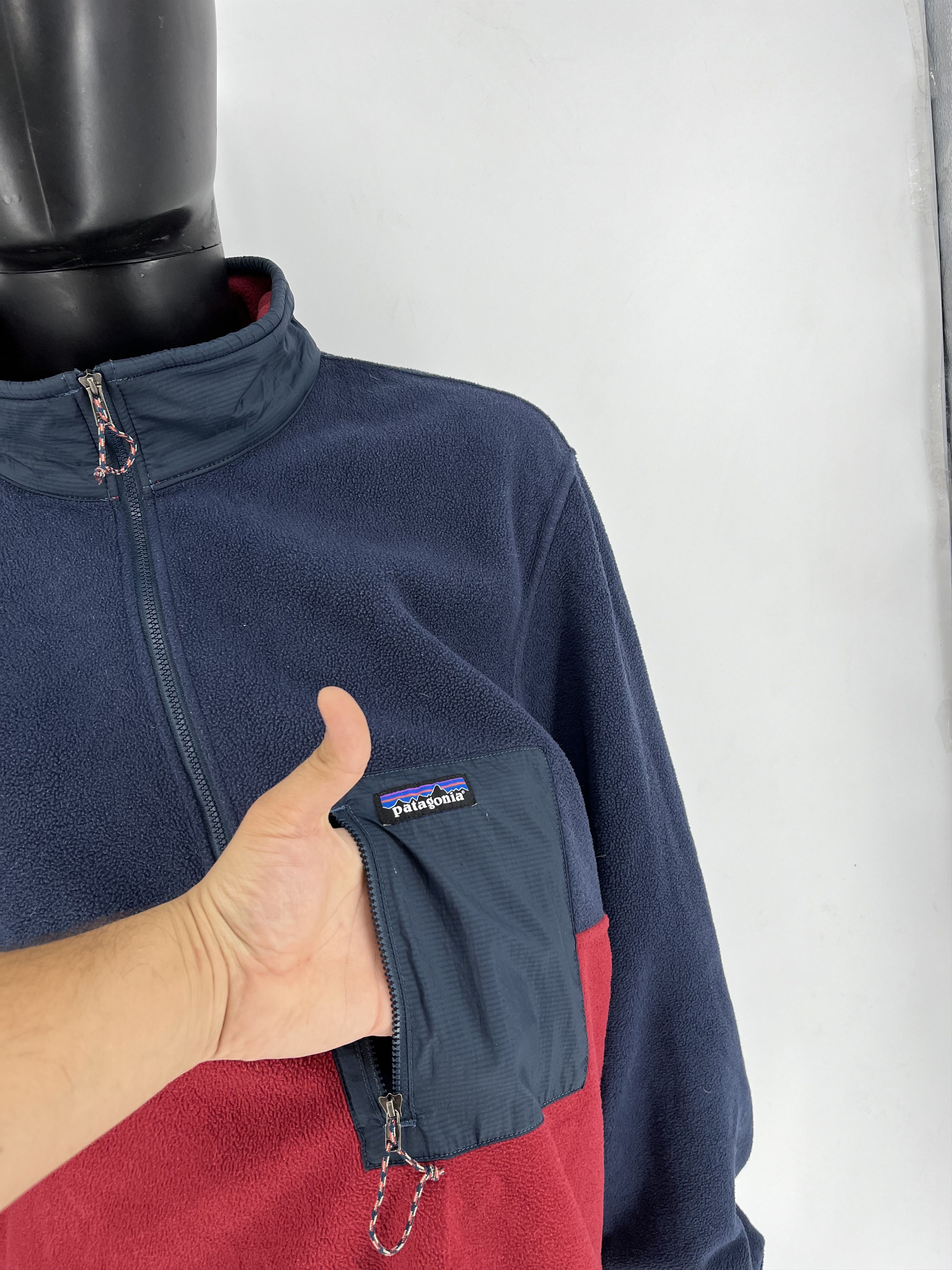 Patagonia × Vintage Vintage Patagonia Synchilla Fleece Jacket Zip Pocket Size US XXL / EU 58 / 5 - 5 Thumbnail