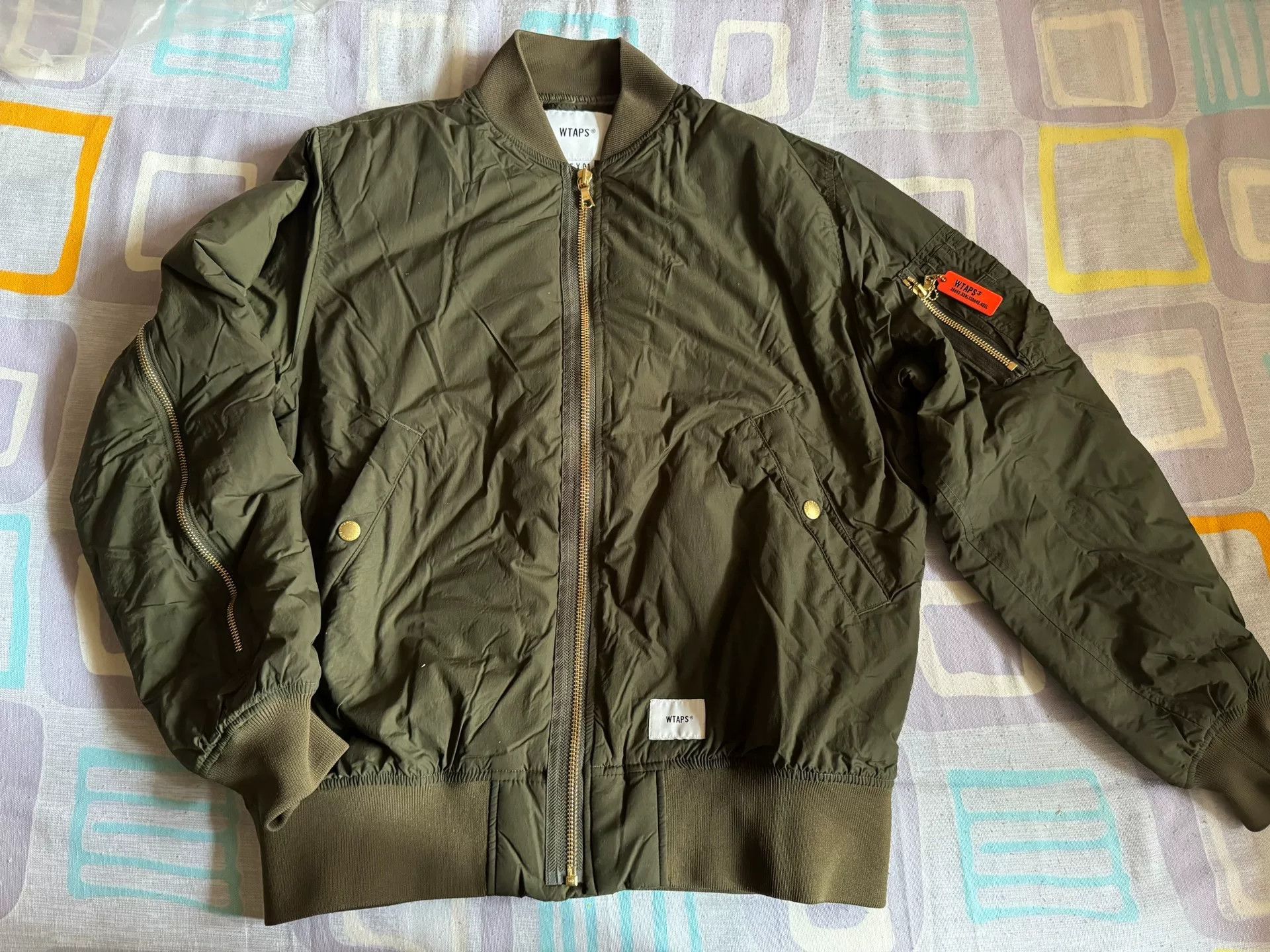 Wtaps WTAPS MA-1 Flight Jacket Black | Grailed