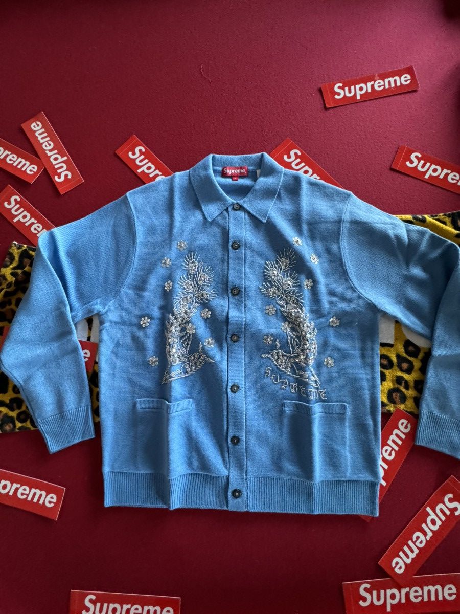 Supreme Beaded Appliqué Cardigan
