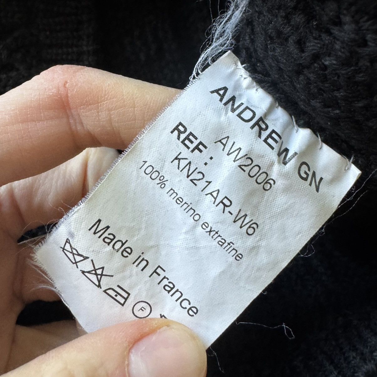 Other Andrew GN black cable knit turtleneck sweater Size XXS / US 00 / IT 34 - 5 Thumbnail