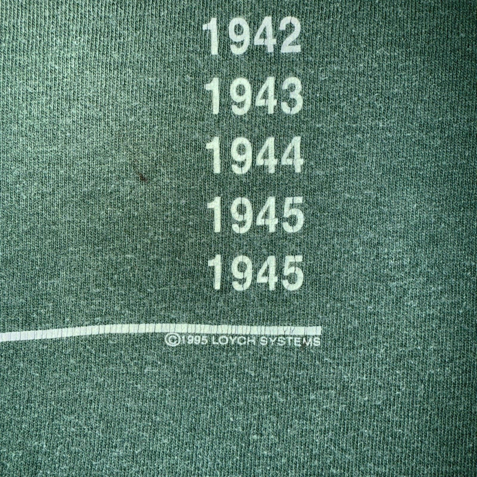 Other Vintage 1995 Gebirgsjäger 2nd Div WWII History Tee Oneita XL Size US XL / EU 56 / 4 - 8 Thumbnail