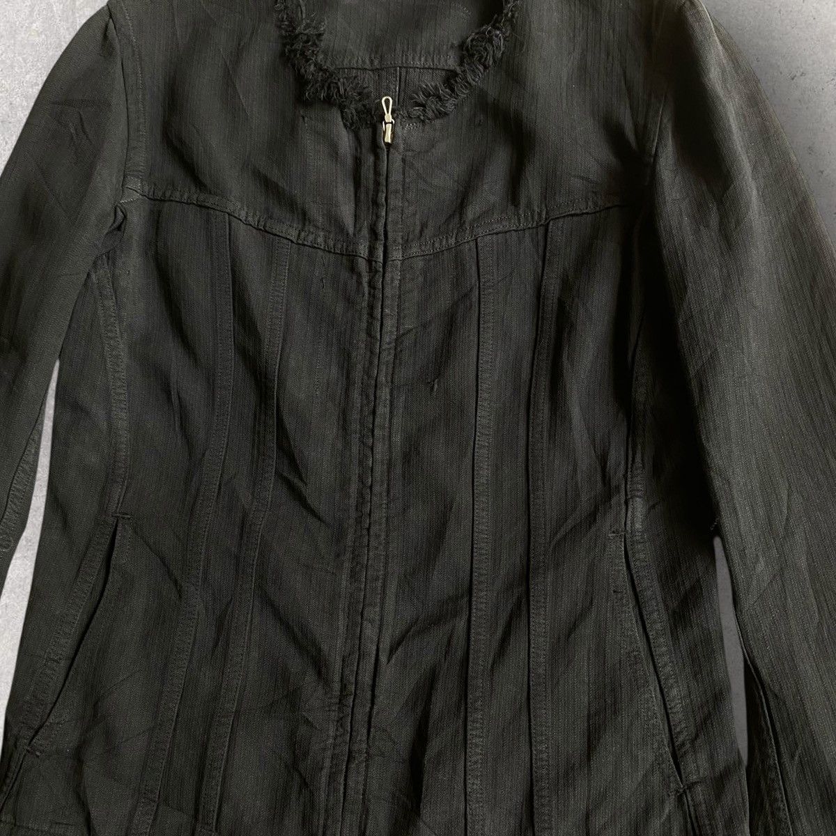 Julius SS06 The Structure Rigid Herringbone Jacket Size US M / EU 48-50 / 2 - 2 Thumbnail