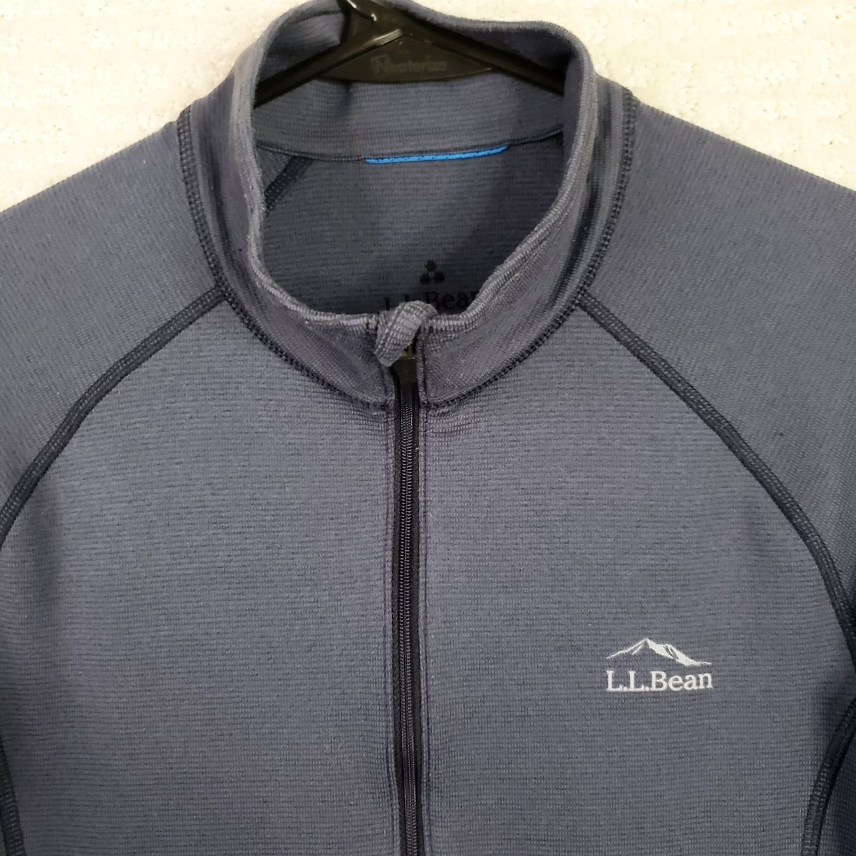 Vintage LL Bean Jacket Waffle Knit Inside Women's S Blue 1/2 Zip Pockets Regular Fit Short Sleeve Long Sleeve Zip Pockets 1/2 Zip Shirt Coat Jacket Size S / US 4 / IT 40 - 4 Thumbnail