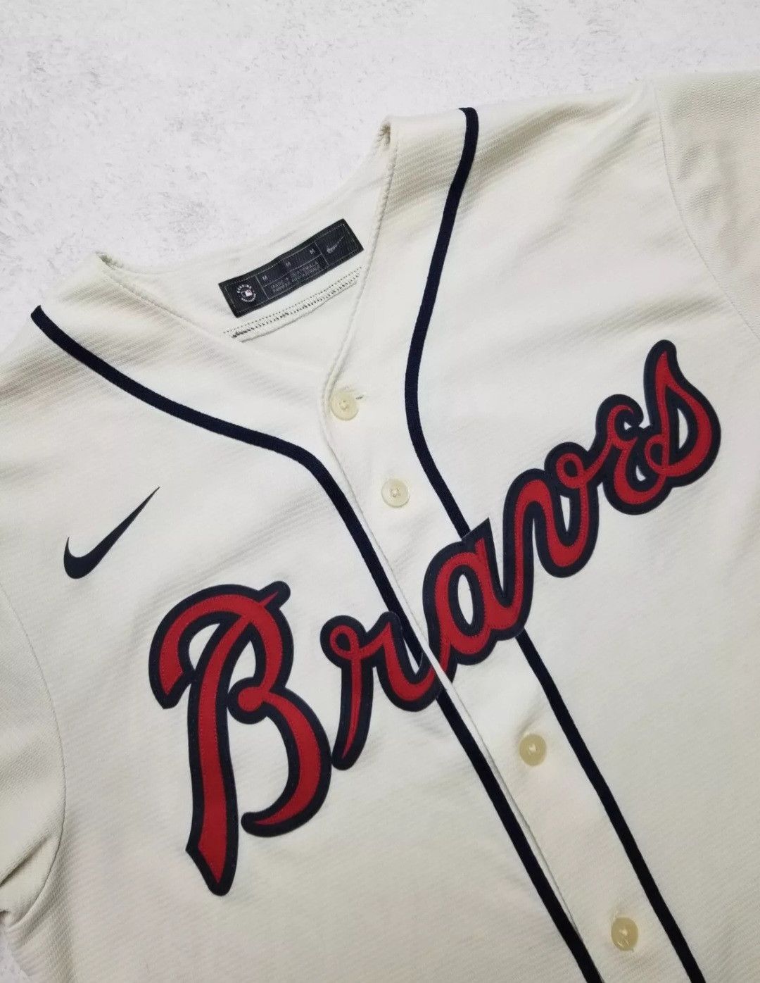 Nike Nike Atlanta Braves MLB Authentic Jersey Sz M Size US M / EU 48-50 / 2 - 5 Thumbnail