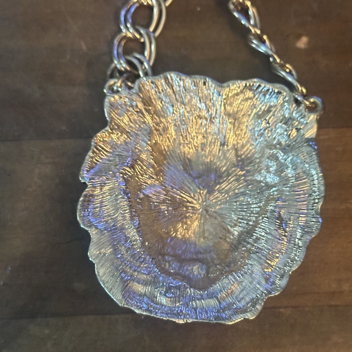 Other Chunky gold tone lion head necklace Size ONE SIZE - 4 Thumbnail