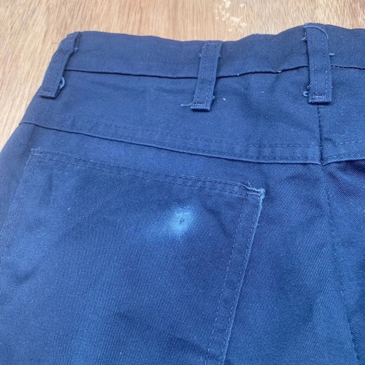 Red Kap VINTAGE RED KAP W29 L31 NAVY TROUSERS BLANK PANTS Size US 29 - 11 Thumbnail