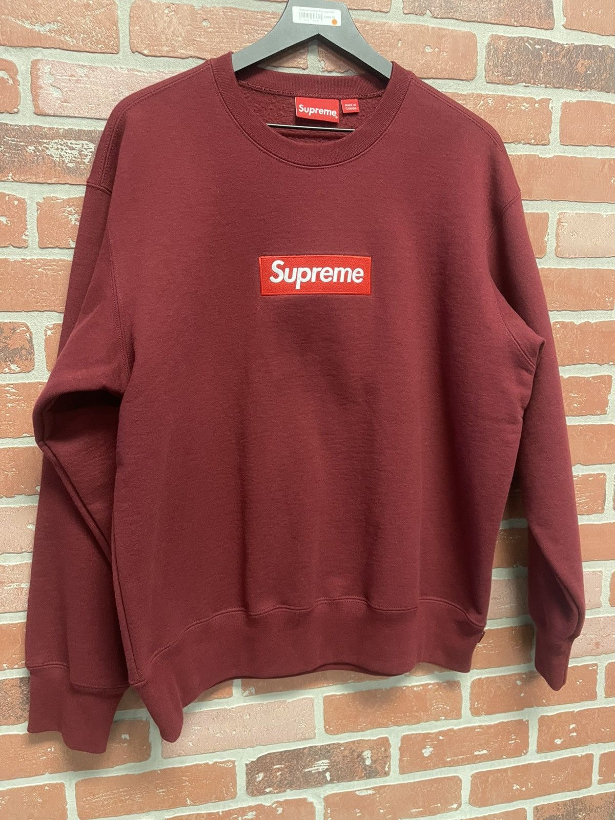 Supreme Size M - Supreme Crewneck Red Brand New Size US M / EU 48-50 / 2 - 2 Thumbnail