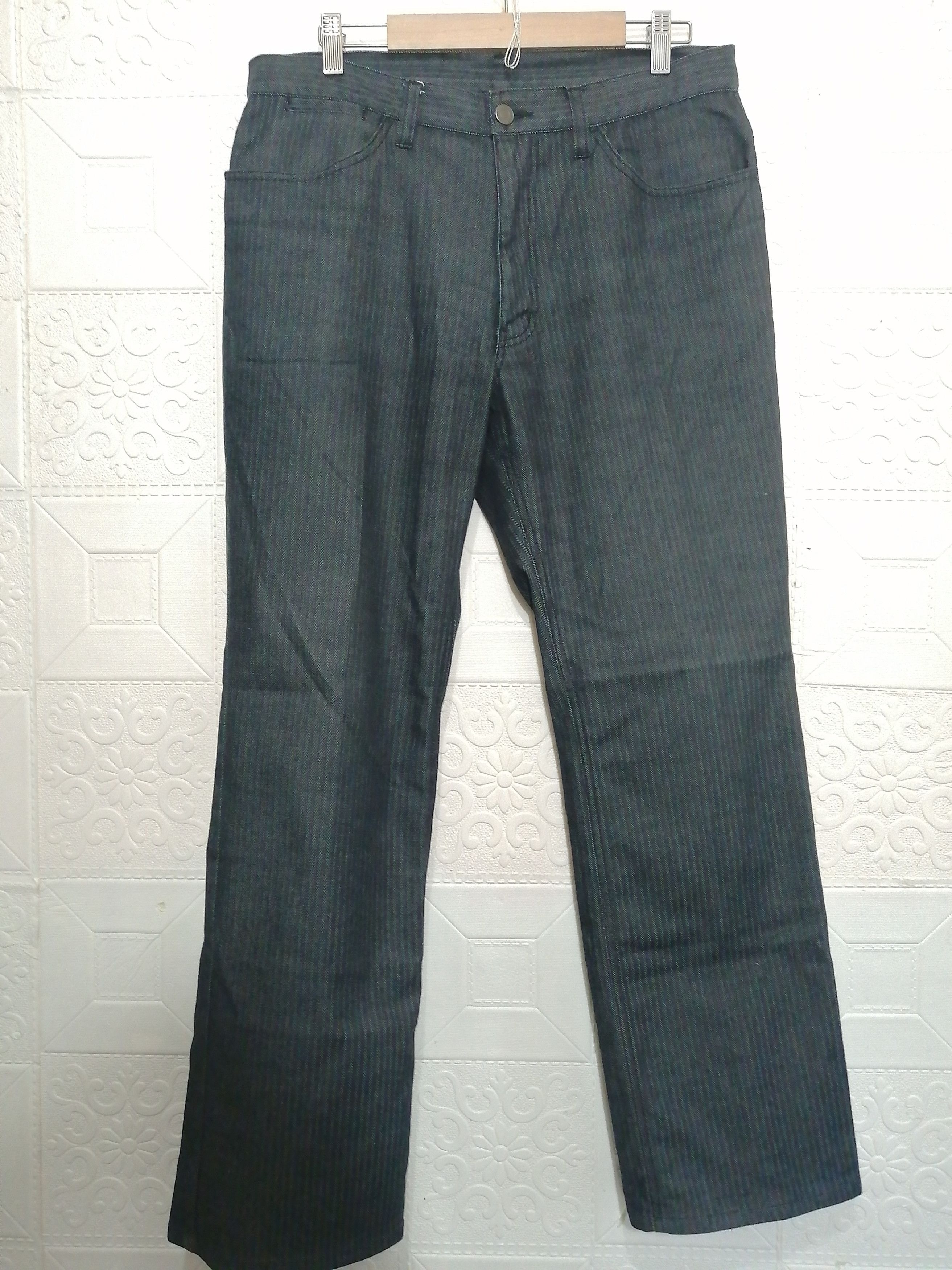 Japanese Brand JUNMEN TWEED TWILL PATTERN JEANS Size US 32 / EU 48 - 4 Thumbnail