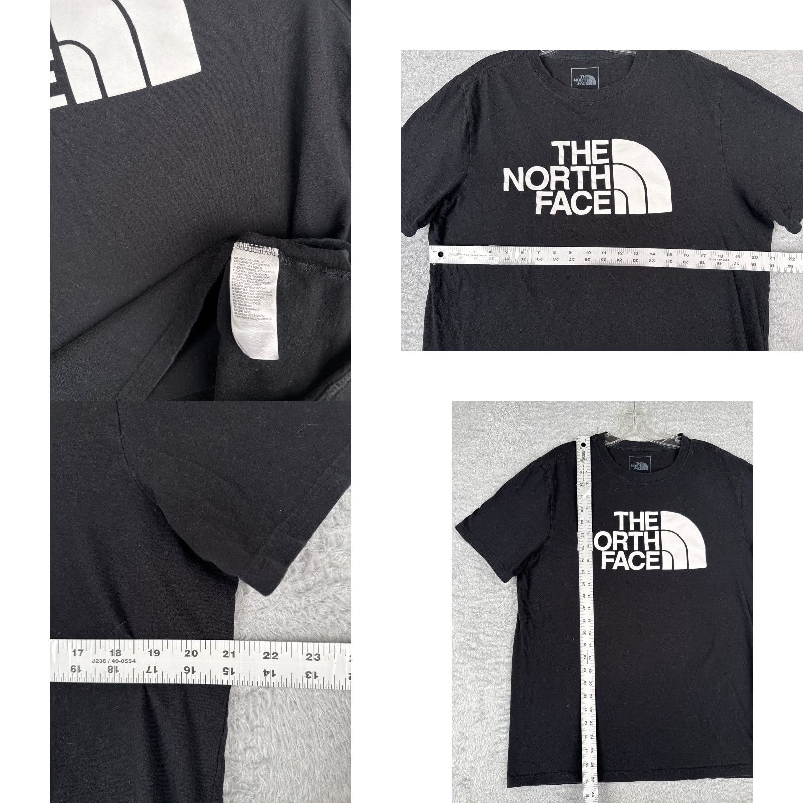 The North Face The North Face Shirt Men Large Black Short Sleeve Crew Neck Logo Cotton T-Shirt Size US L / EU 52-54 / 3 - 8 Thumbnail