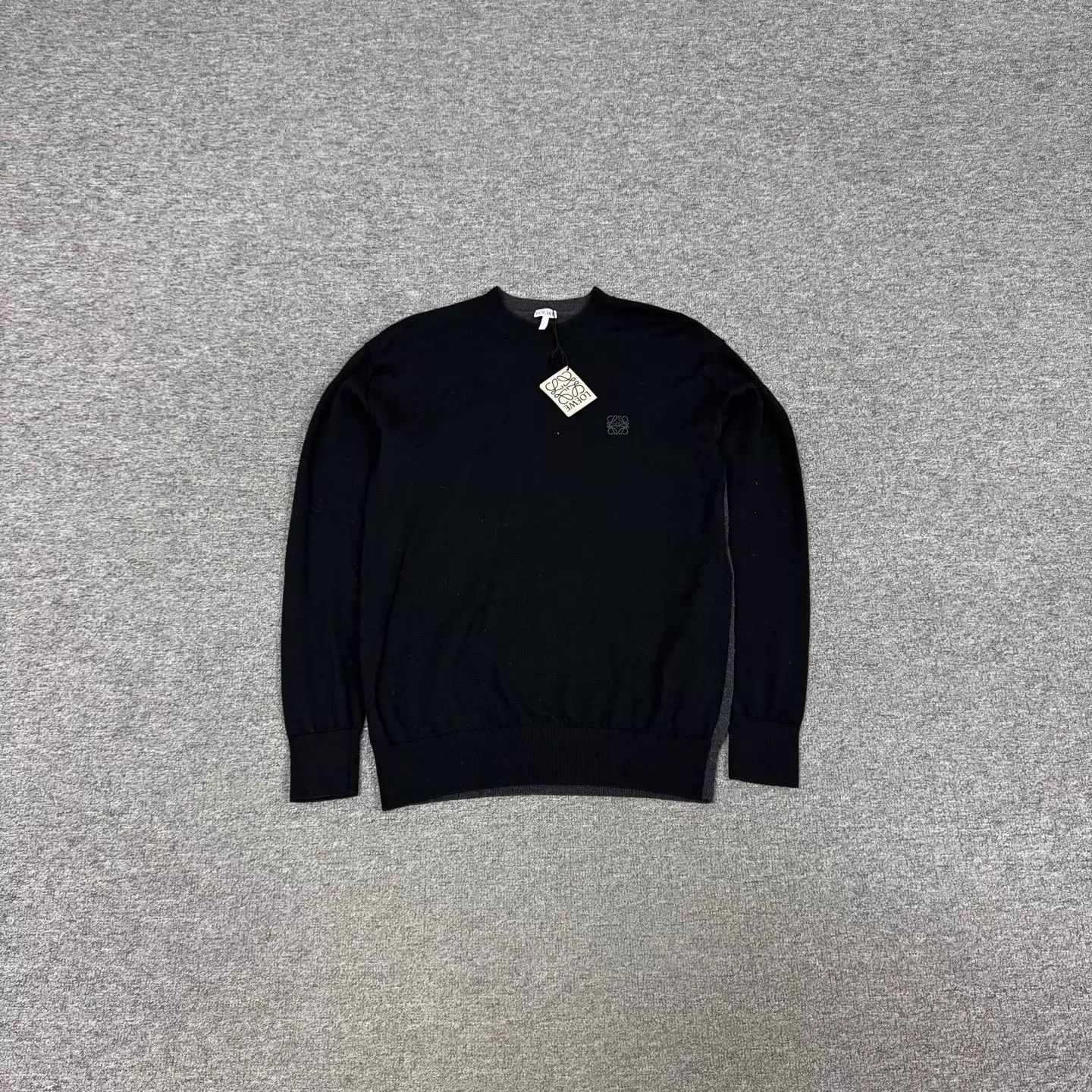 Loewe Loewe square logo crewneck knit sweater XS new with tags Size XS / US 0-2 / IT 36-38 - 1 Thumbnail